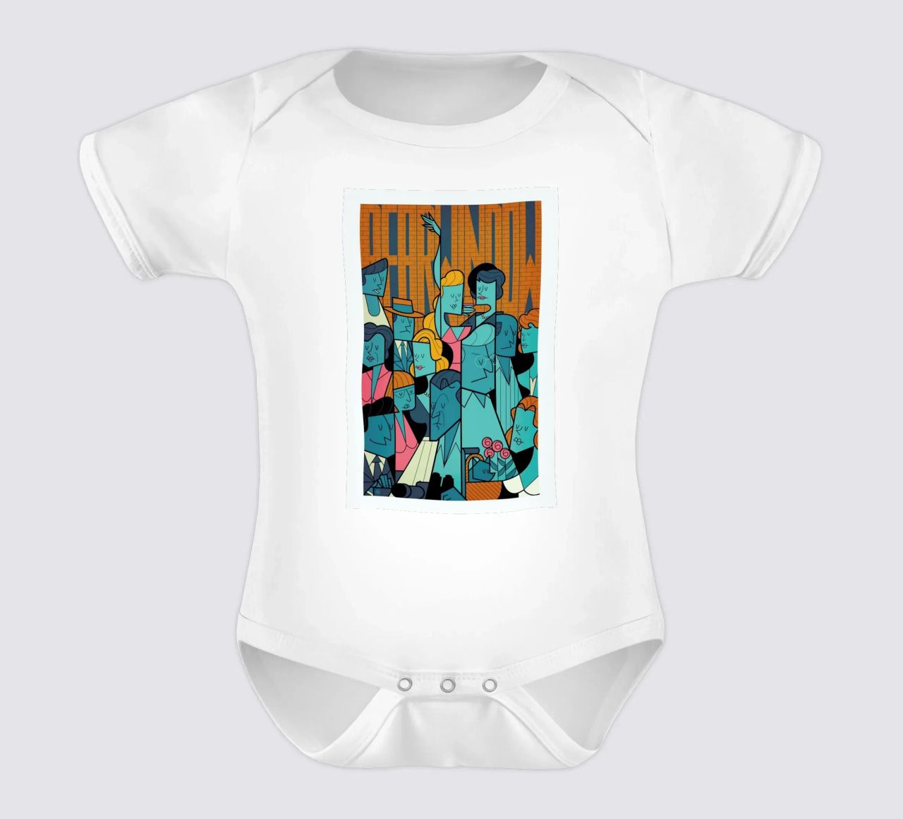 The Window body neonato maniche corte da Ale Giorgini
