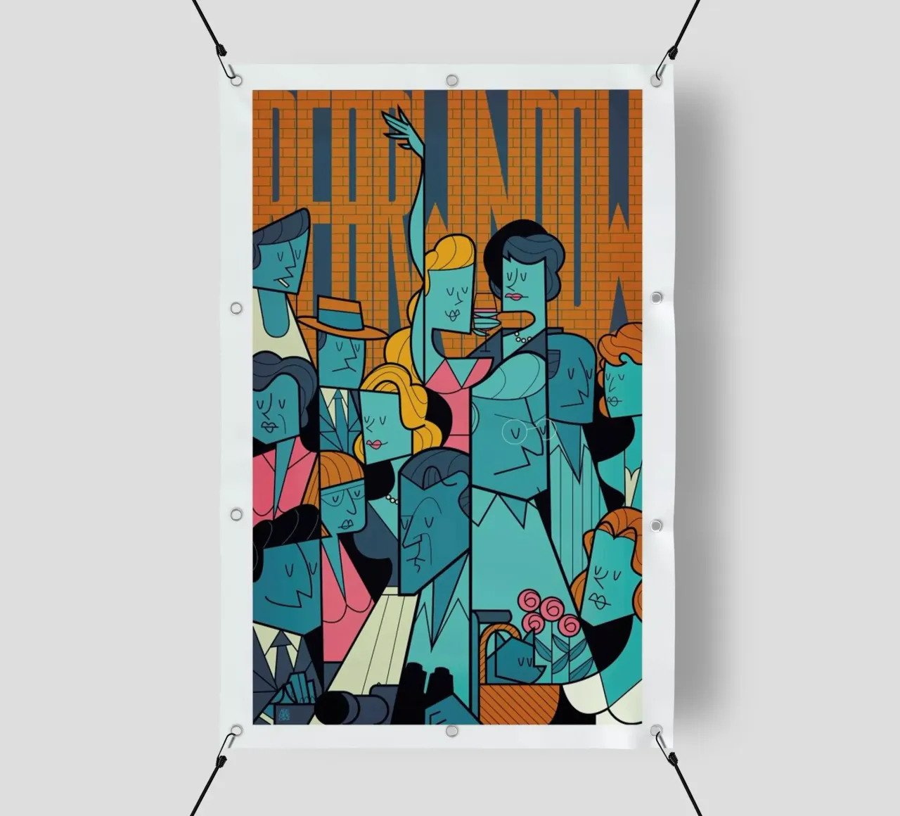 The Window pvc-zeil van Ale Giorgini