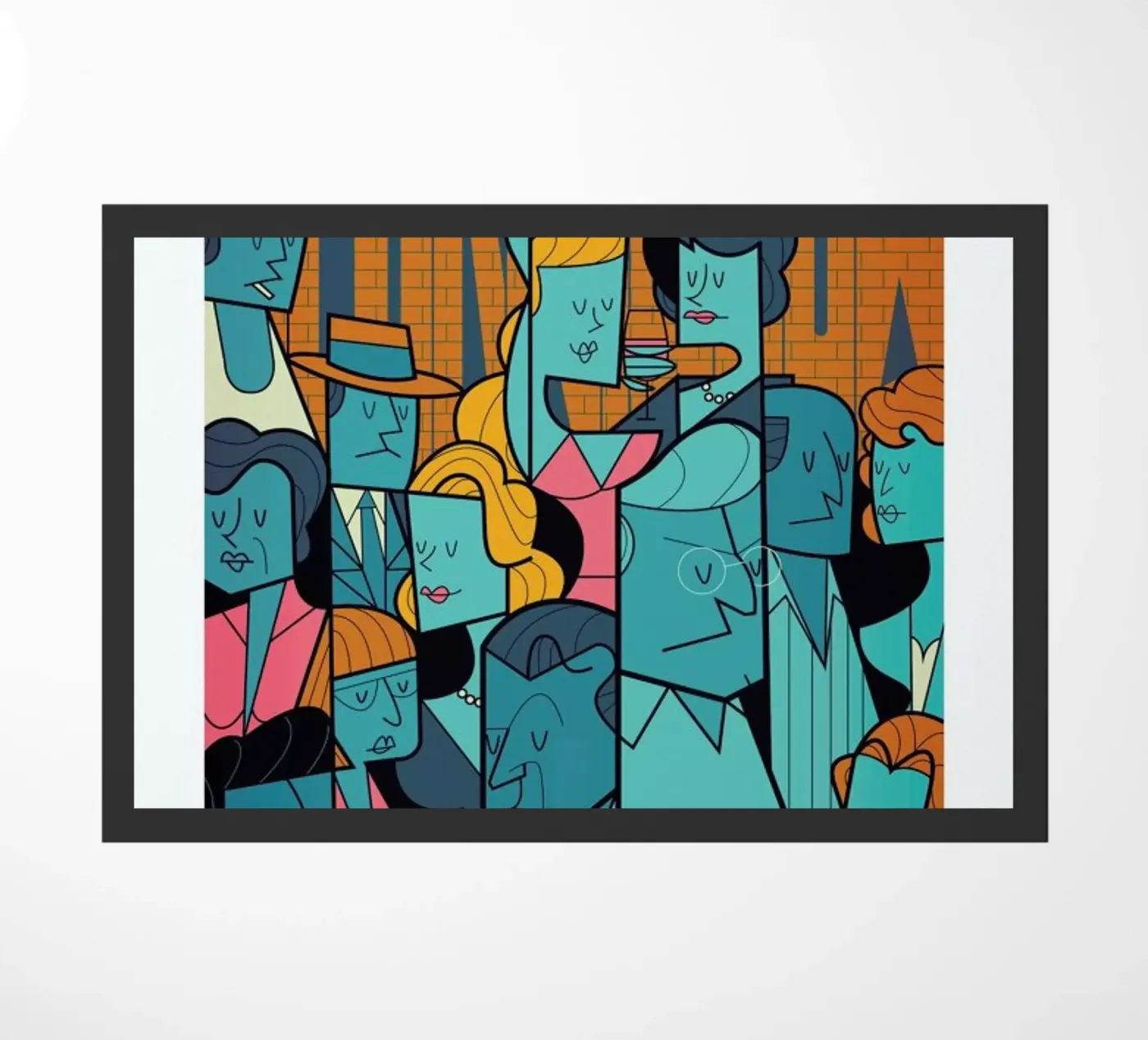 The Window deurmat van Ale Giorgini