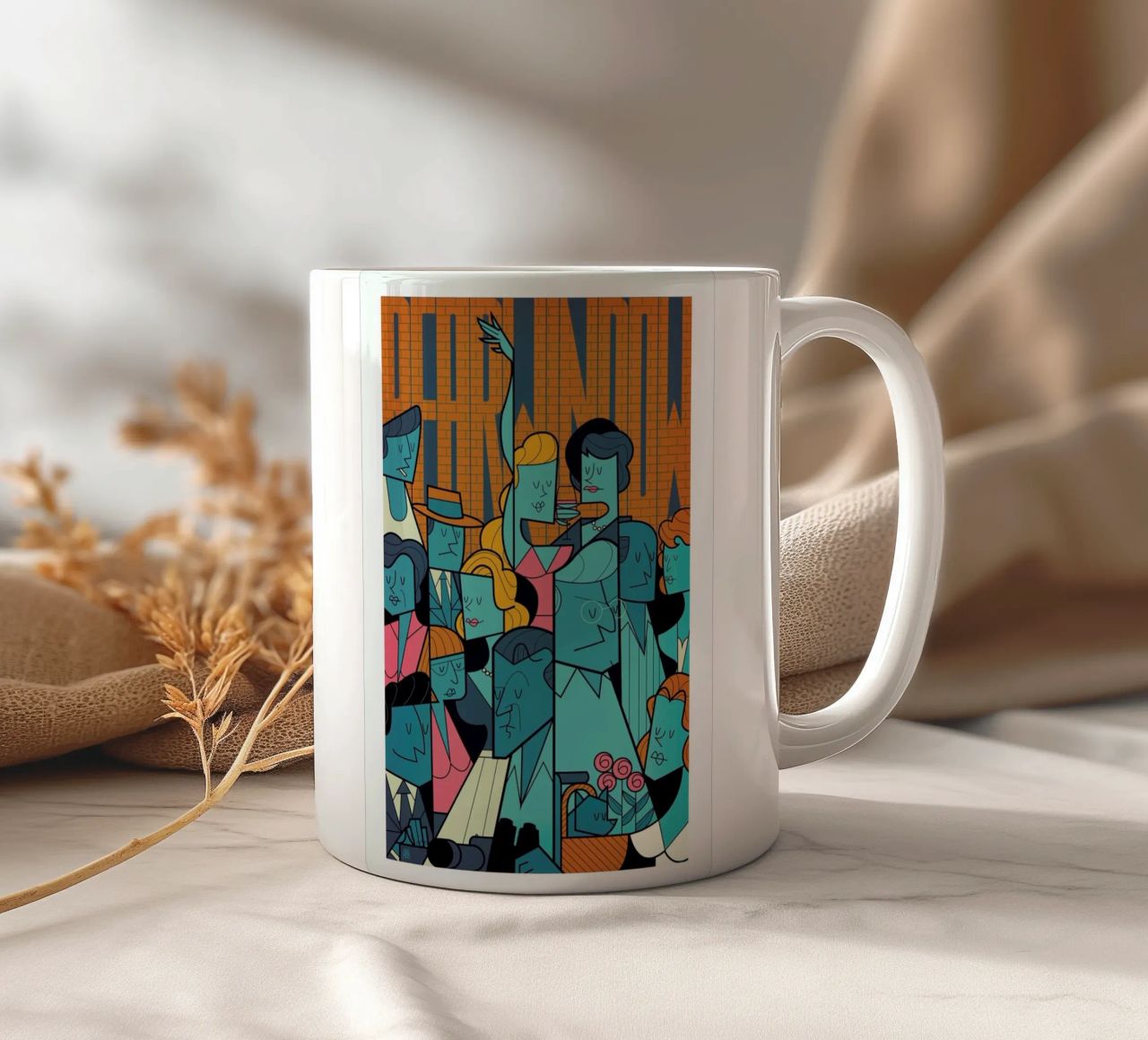 The Window tazza in ceramica da Ale Giorgini