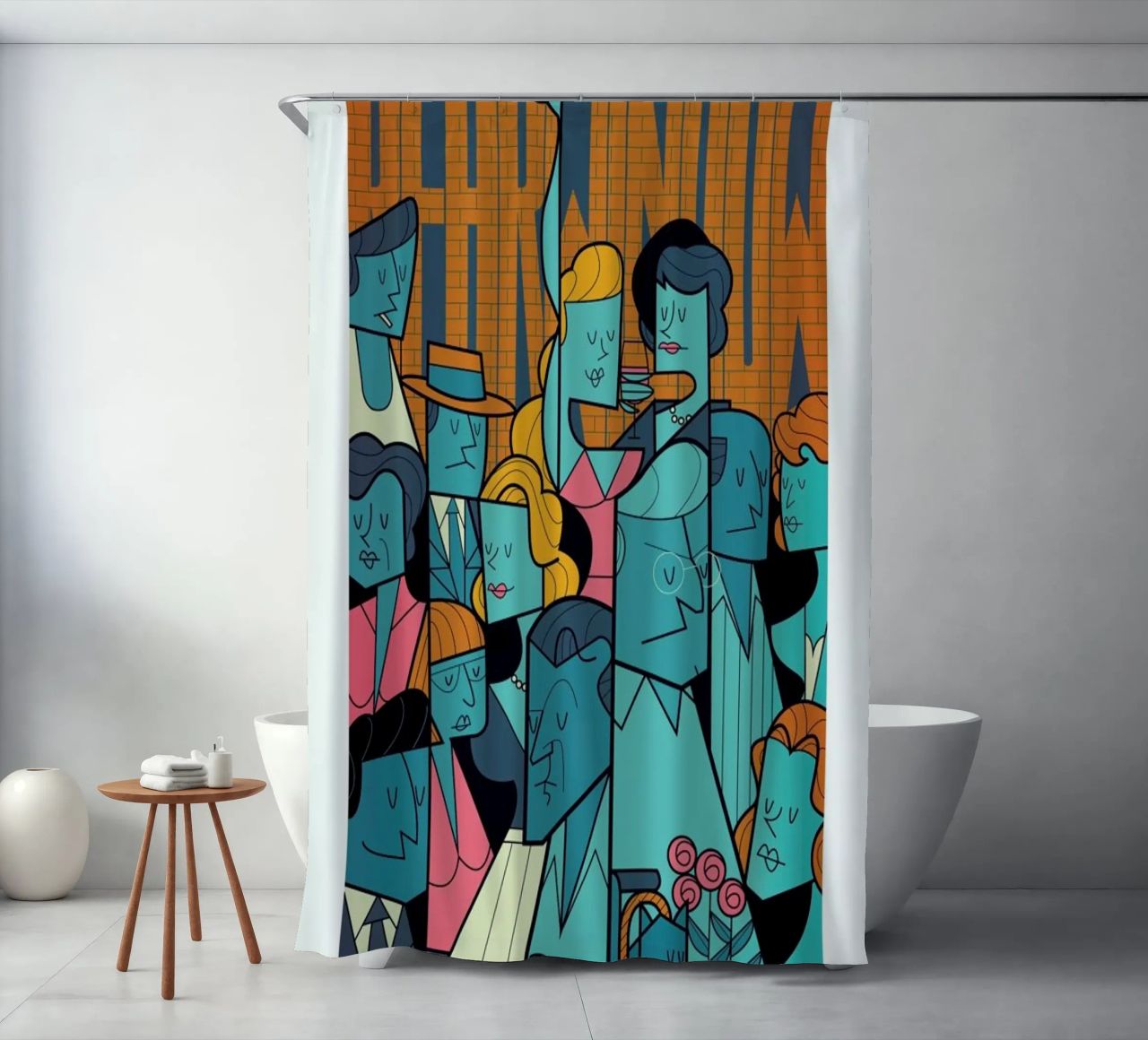 The Window tenda da doccia da Ale Giorgini