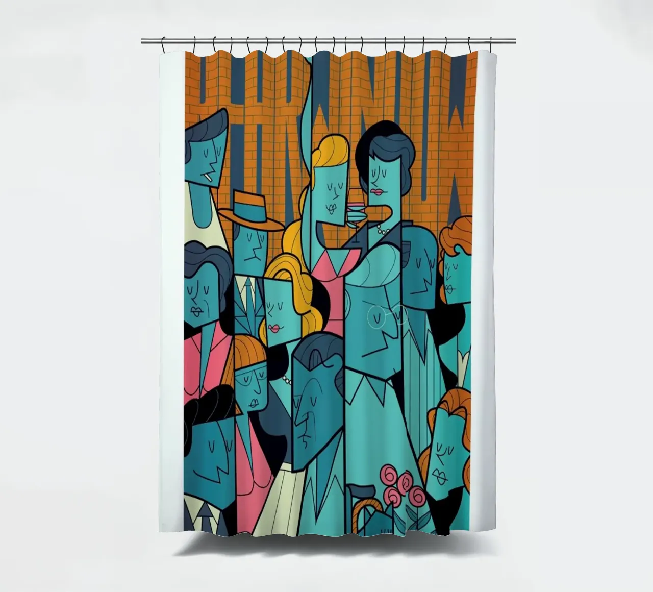The Window shower curtain by Ale Giorgini