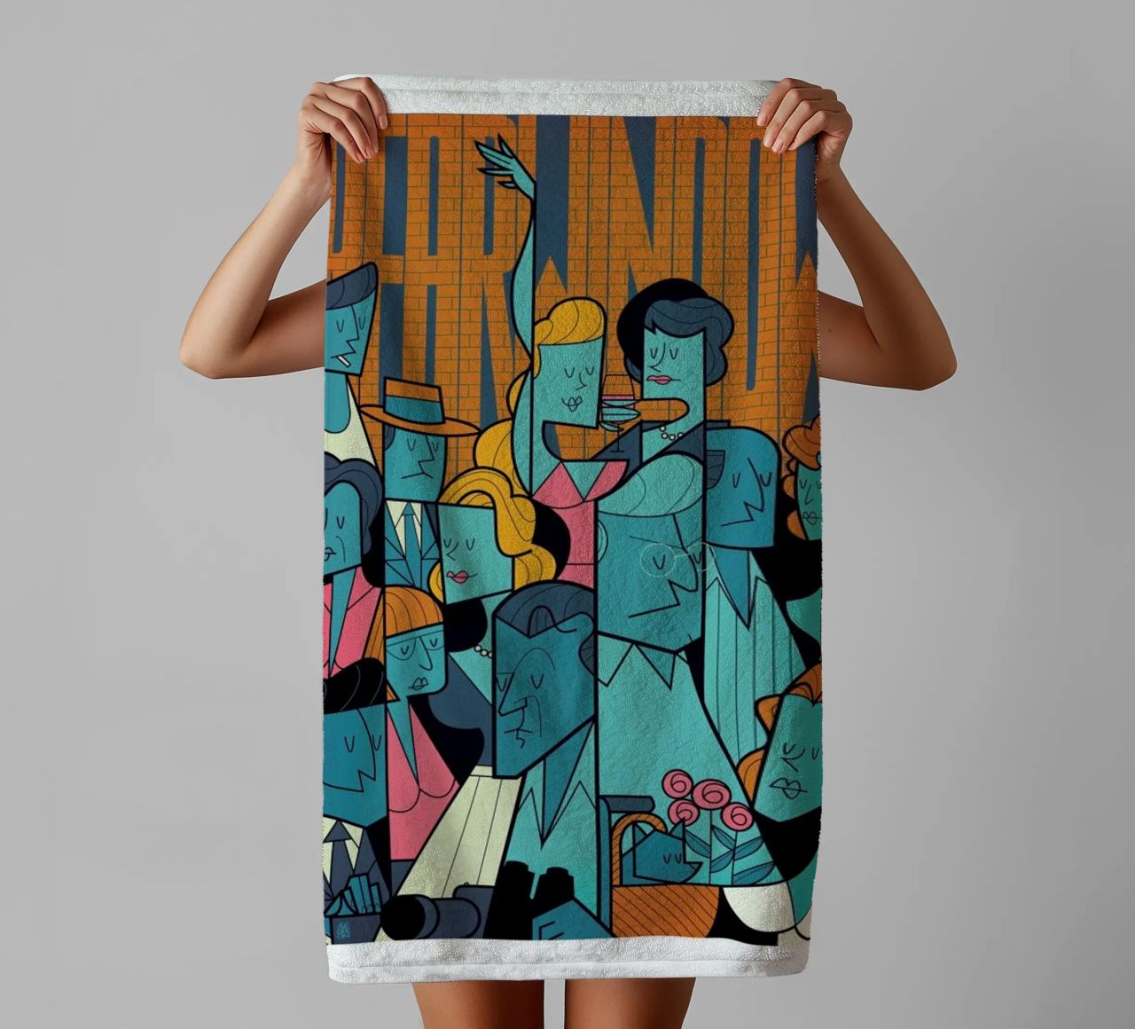 The Window asciugamano da bagno da Ale Giorgini