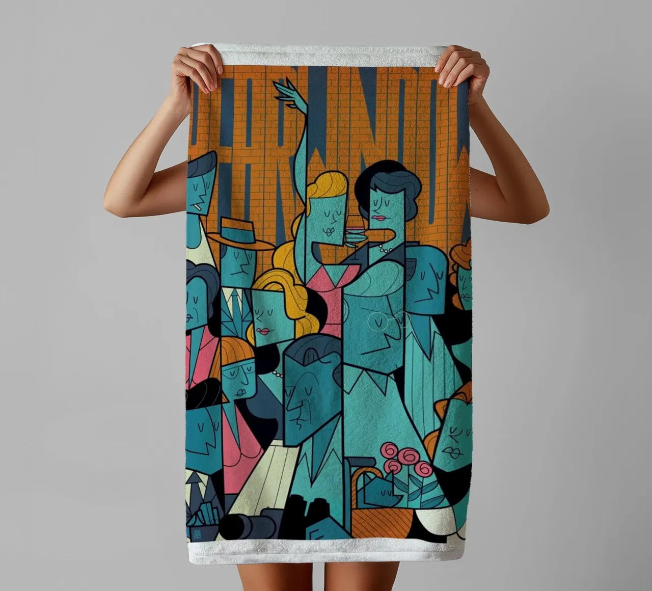 The Window badhanddoek van Ale Giorgini