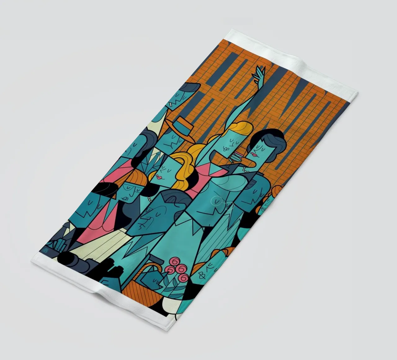 The Window Strandtuch von Ale Giorgini