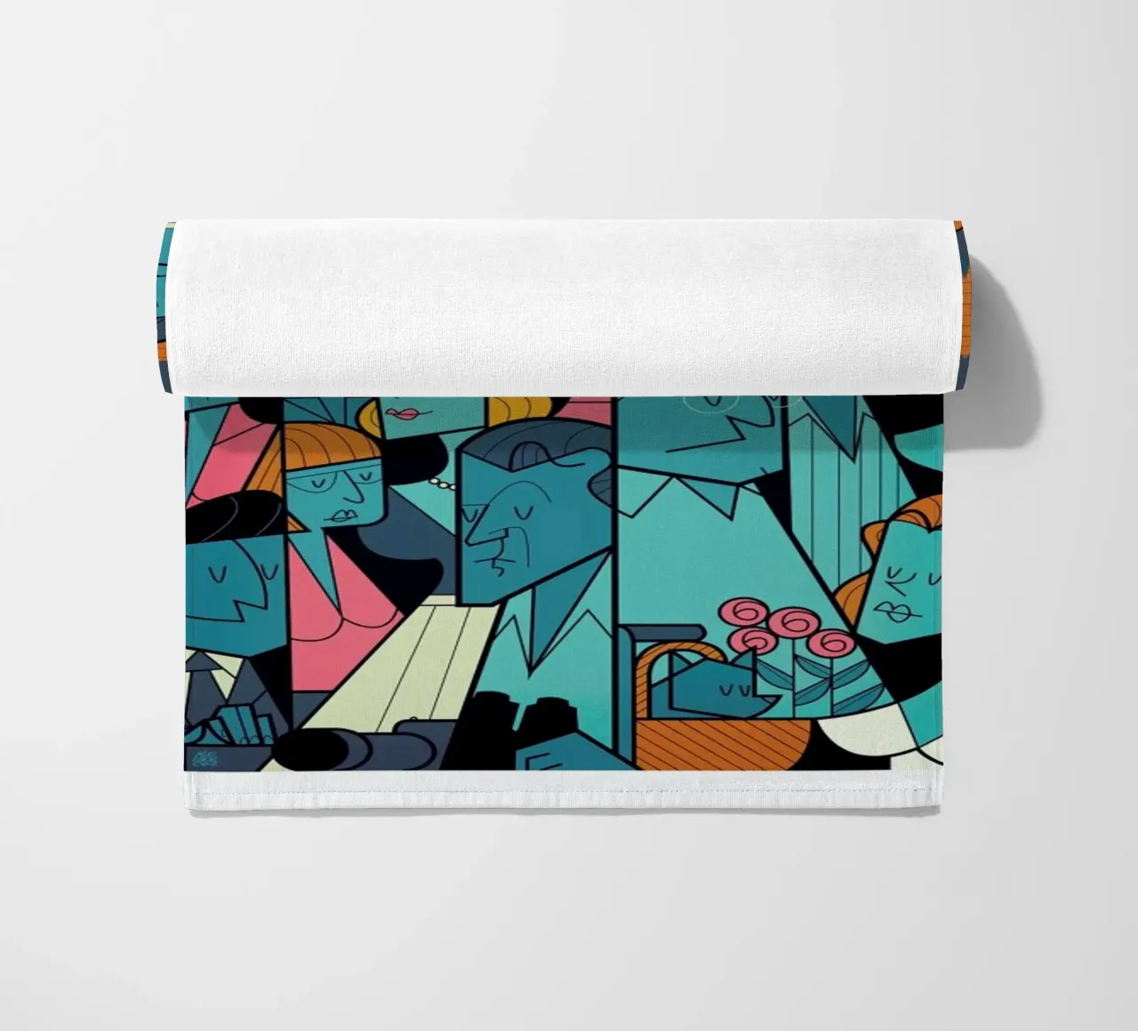 The Window Strandtuch von Ale Giorgini