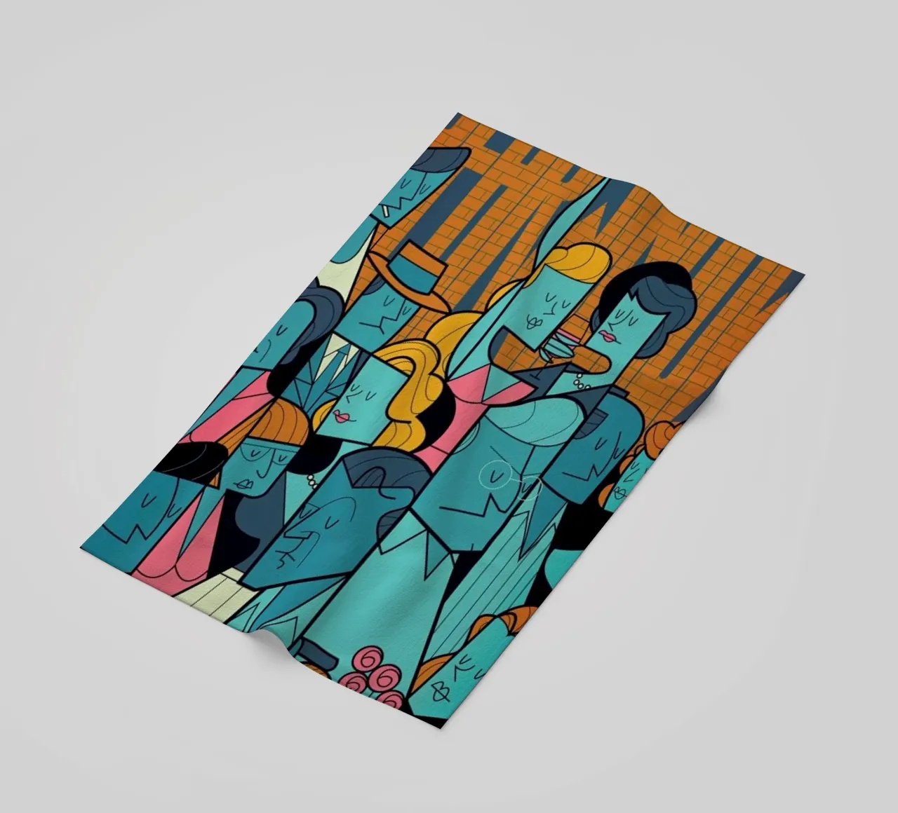 The Window Strandtuch von Ale Giorgini