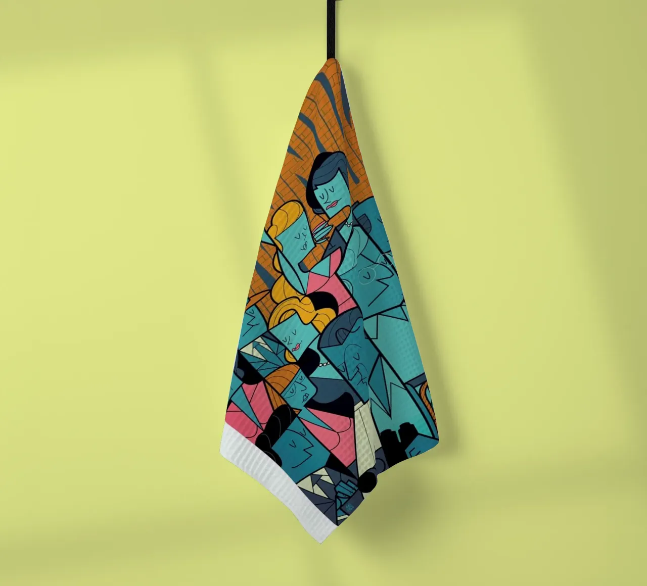 The Window tea towel by Ale Giorgini