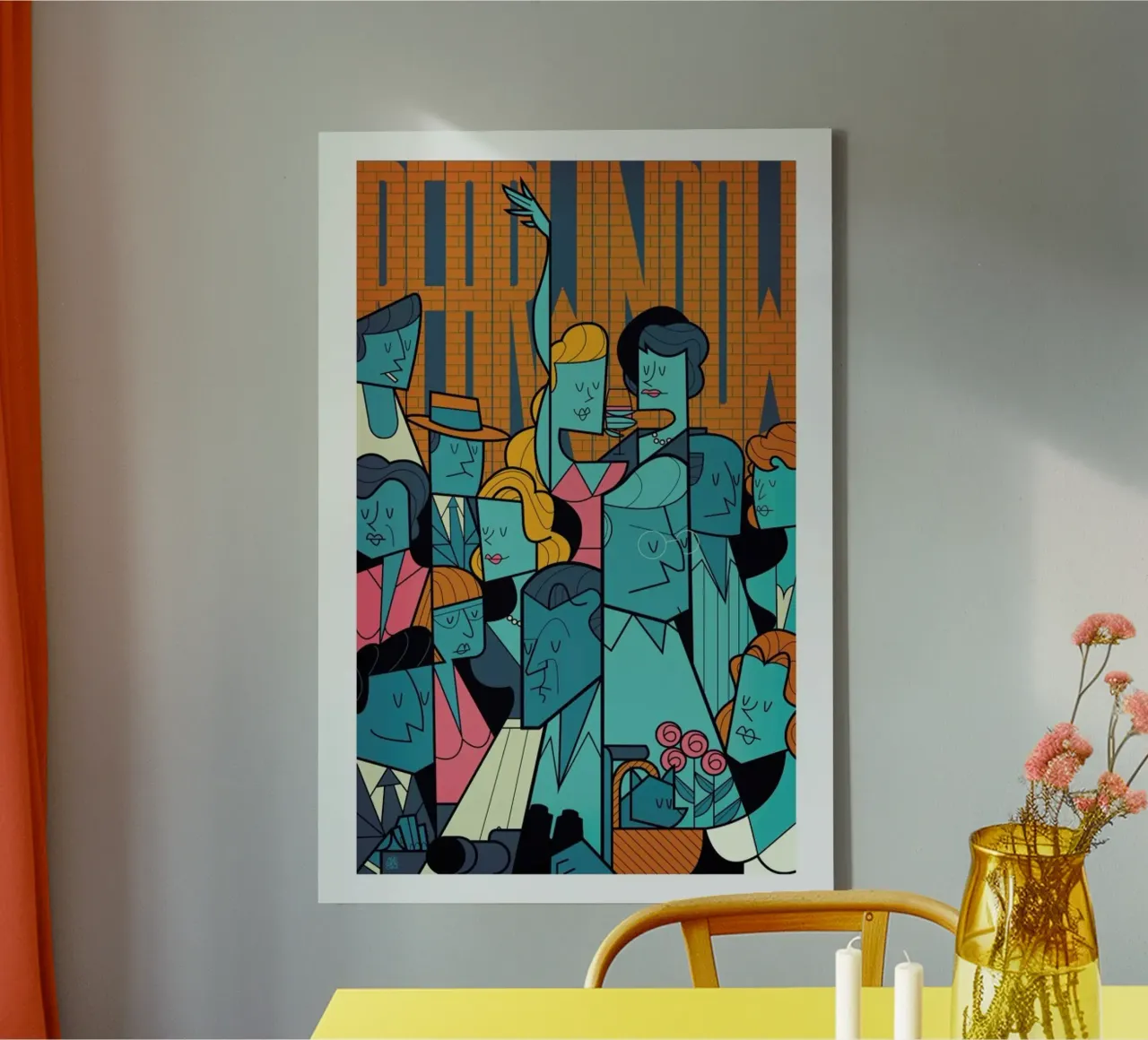 The Window canvas van Ale Giorgini