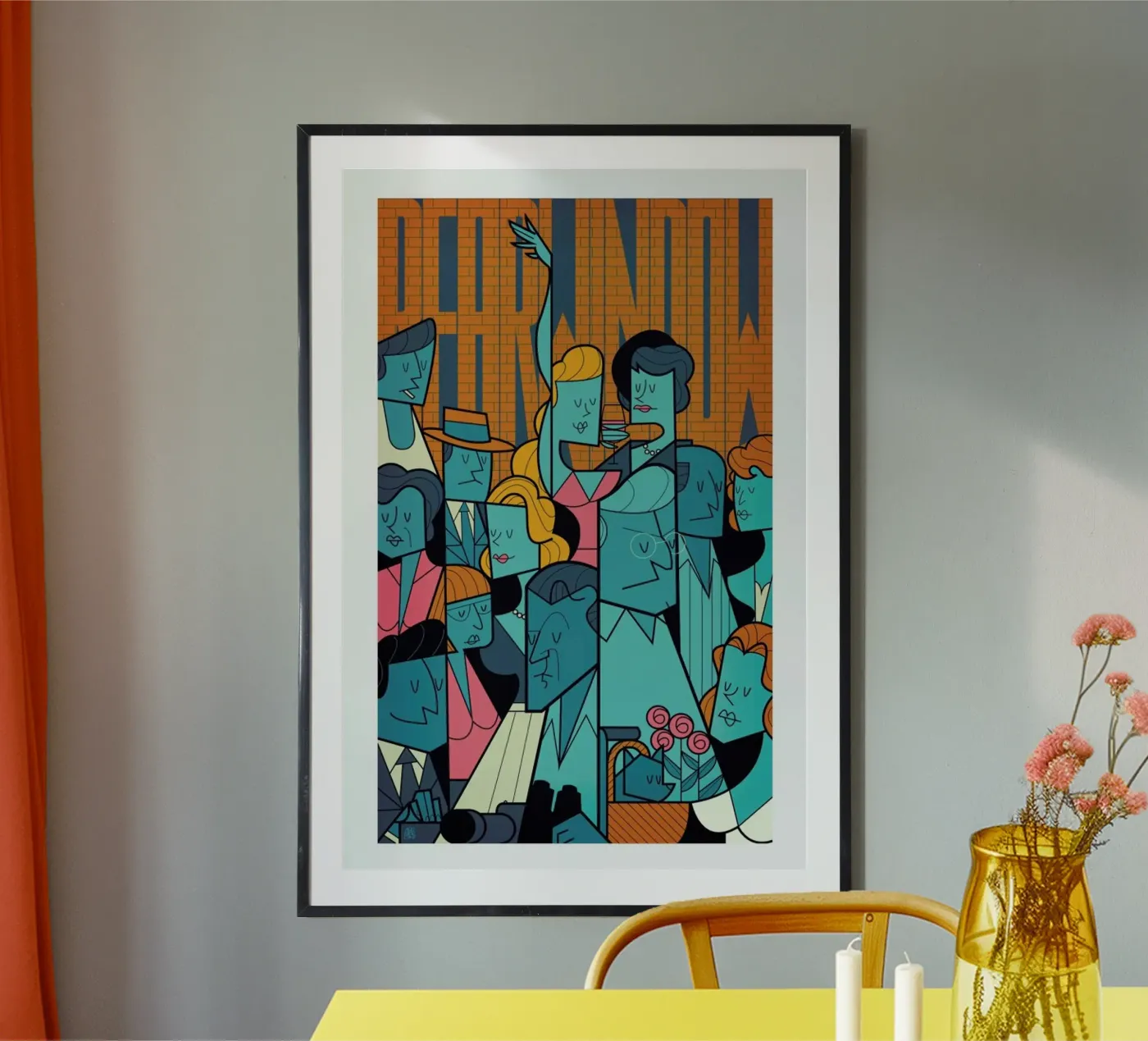 The Window Poster von Ale Giorgini