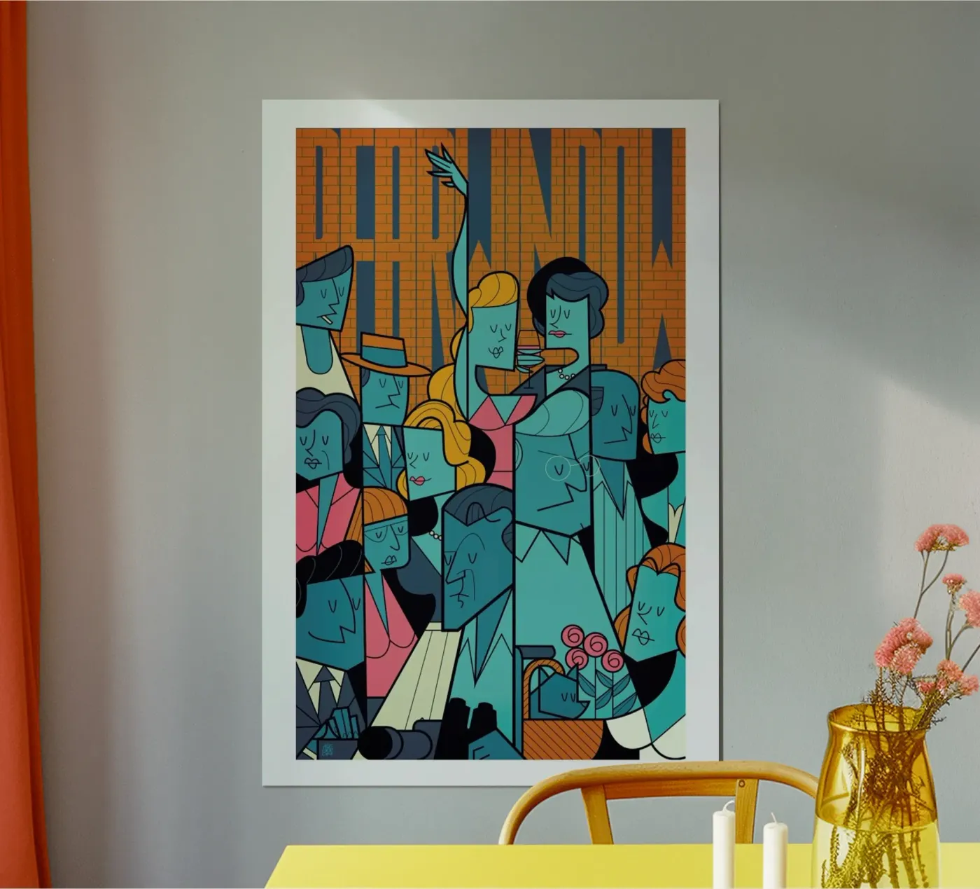 The Window Poster von Ale Giorgini