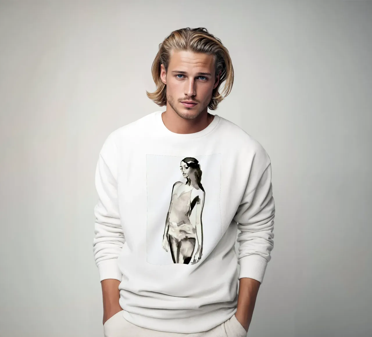 Man Sieht Sweatshirt von Victoria Verbaan