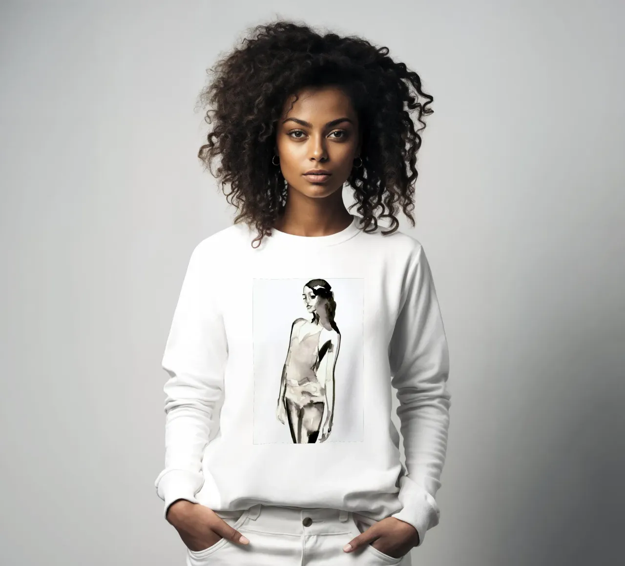 Man Sieht Sweatshirt von Victoria Verbaan