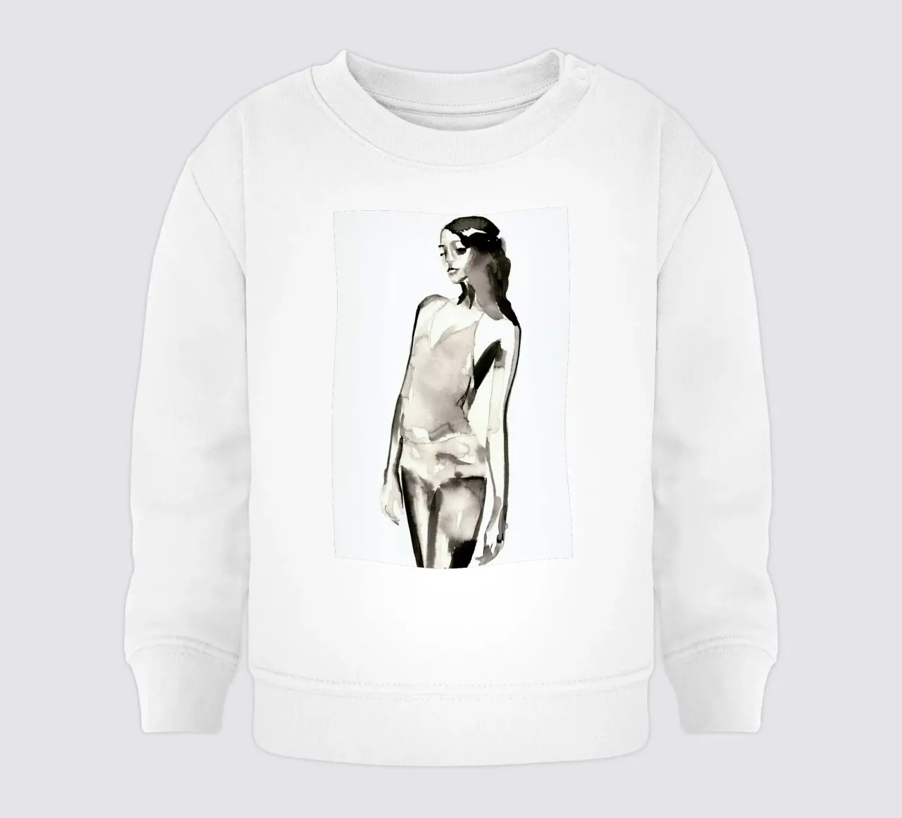 Man Sieht Baby Sweatshirt von Victoria Verbaan