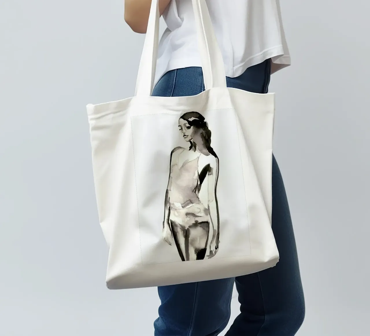 Man Sieht tote bag by Victoria Verbaan