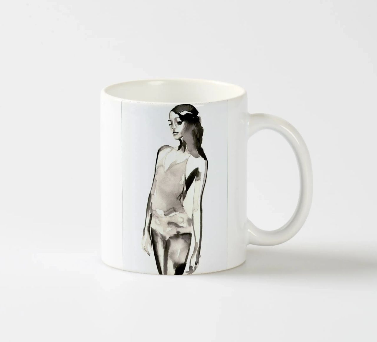 Man Sieht tazza in ceramica da Victoria Verbaan