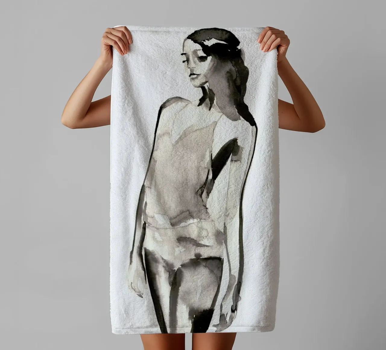 Man Sieht towel by Victoria Verbaan