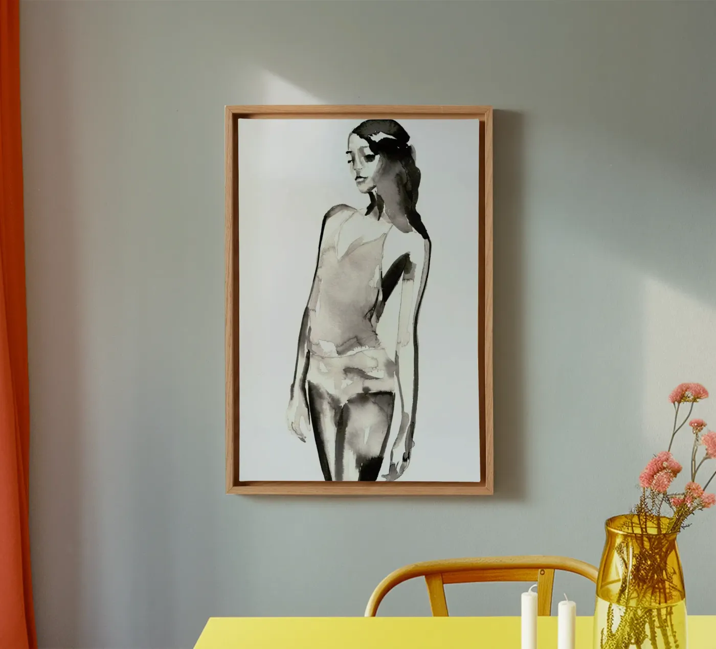 Man Sieht canvas van Victoria Verbaan