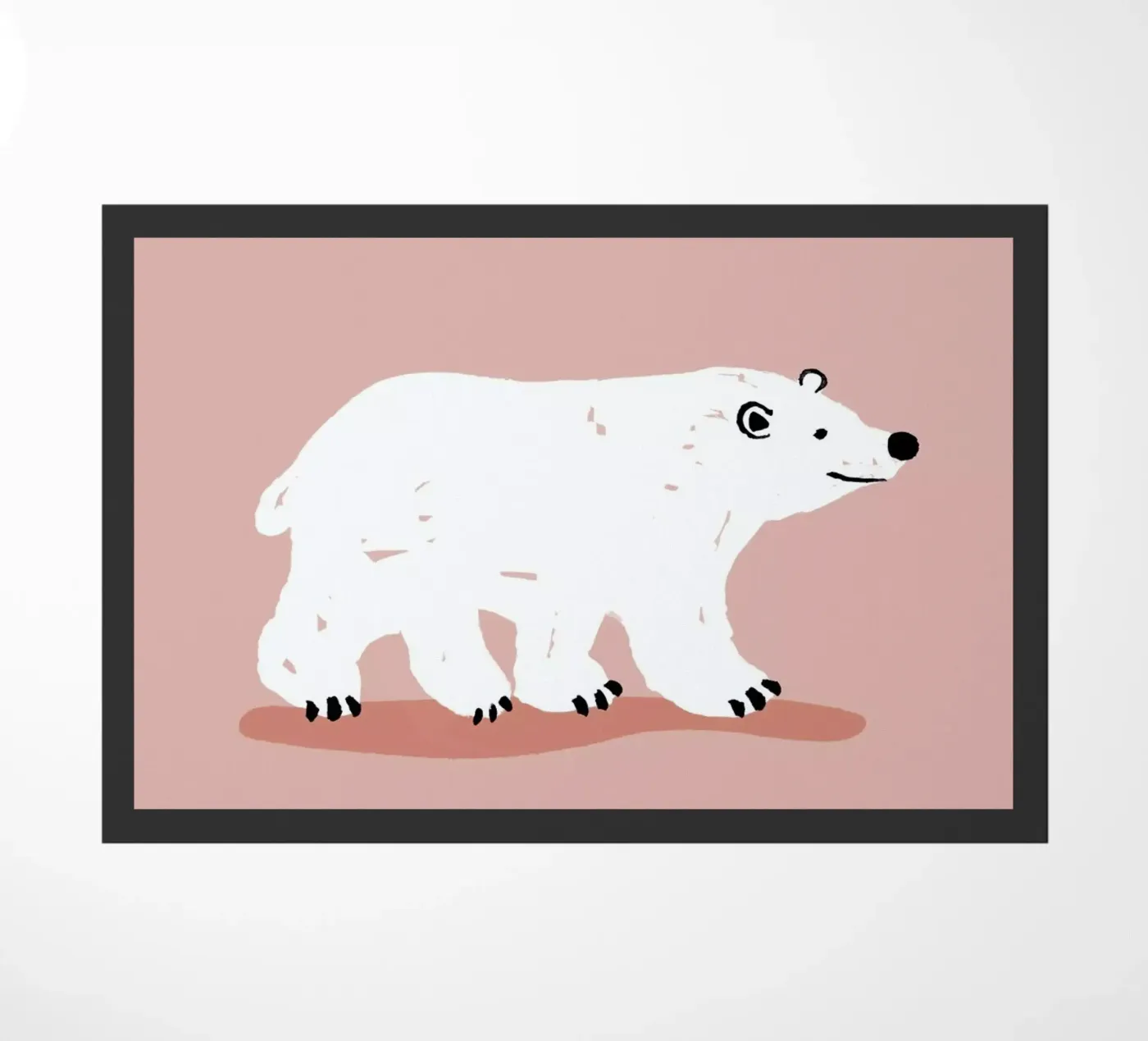 This Winter 07 doormat by Farina Kuklinski