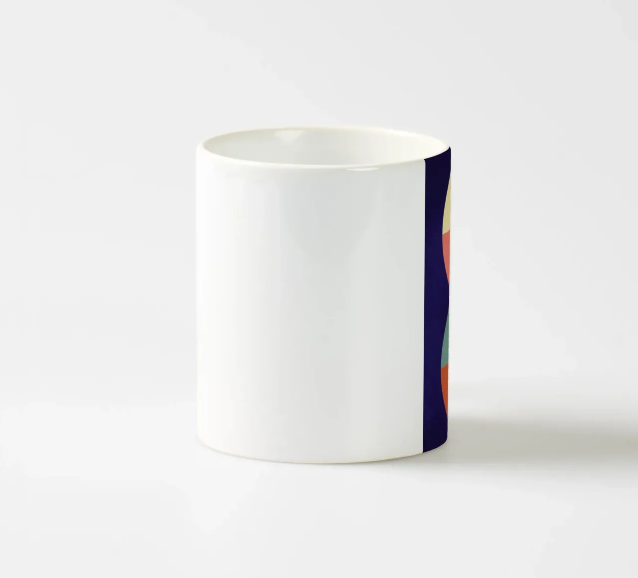 Divided ceramic mug by daylight design studio