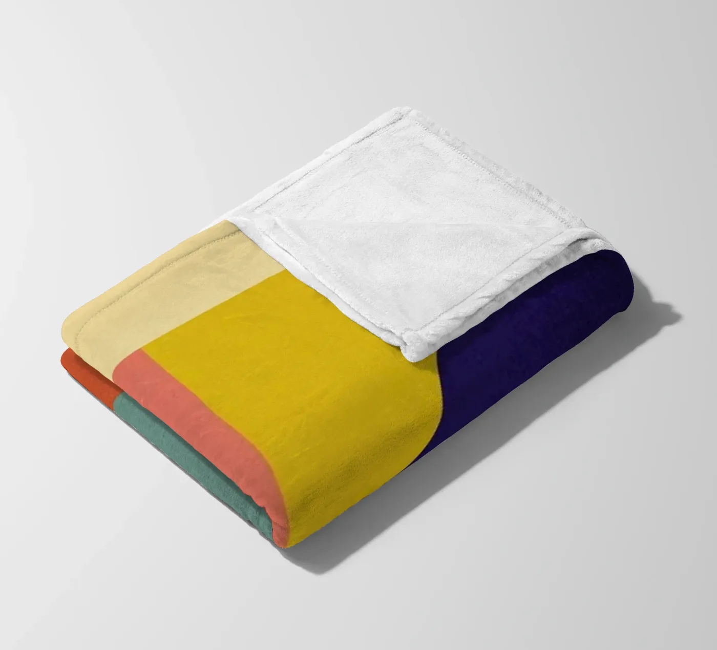 Divided fleece blanket by daylight design studio