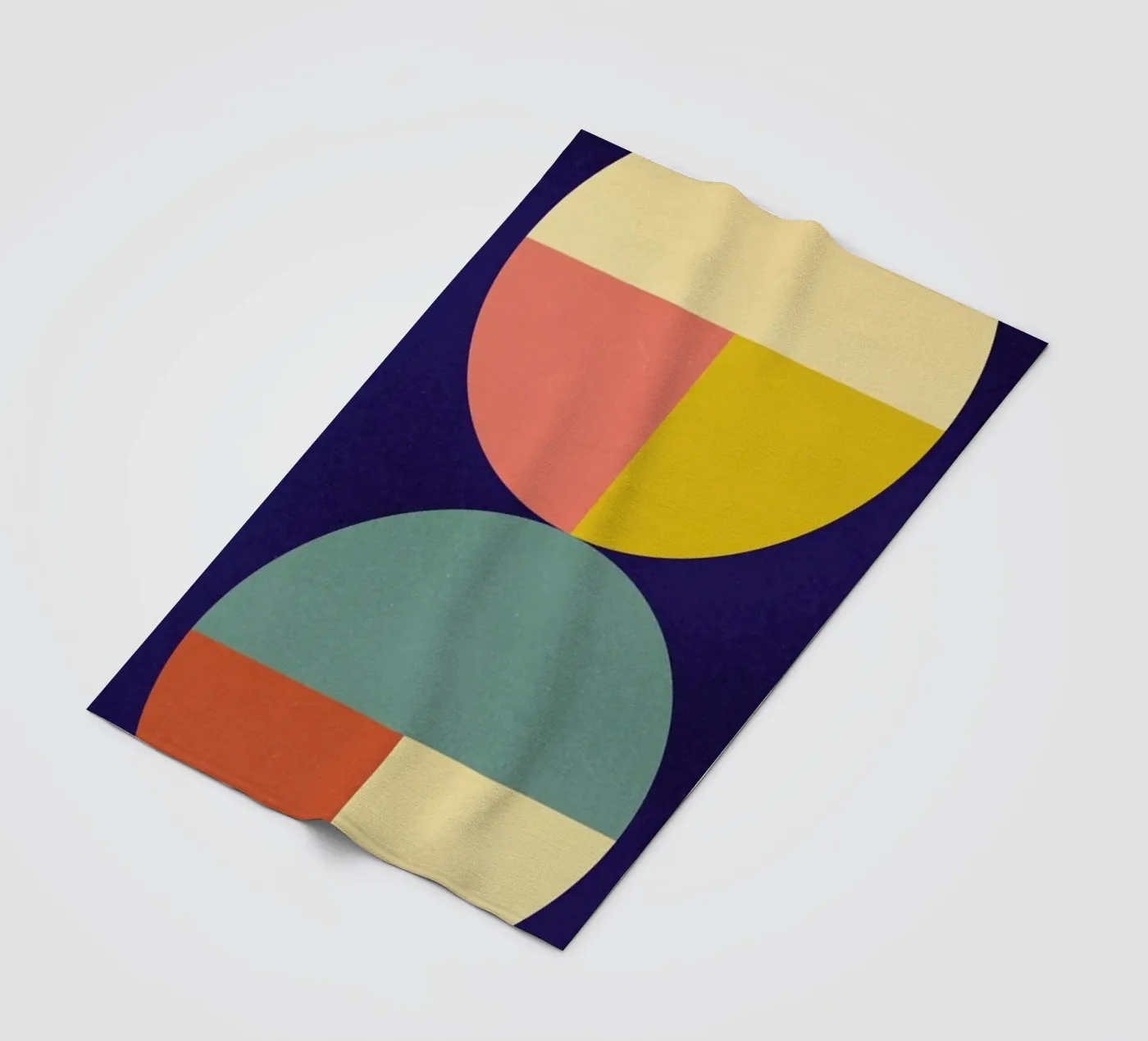Divided fleece blanket by daylight design studio