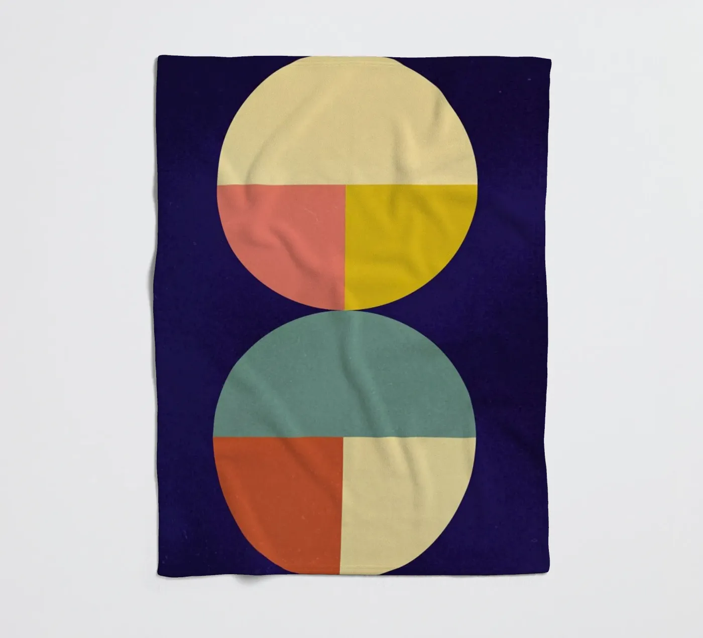 Divided fleece blanket by daylight design studio