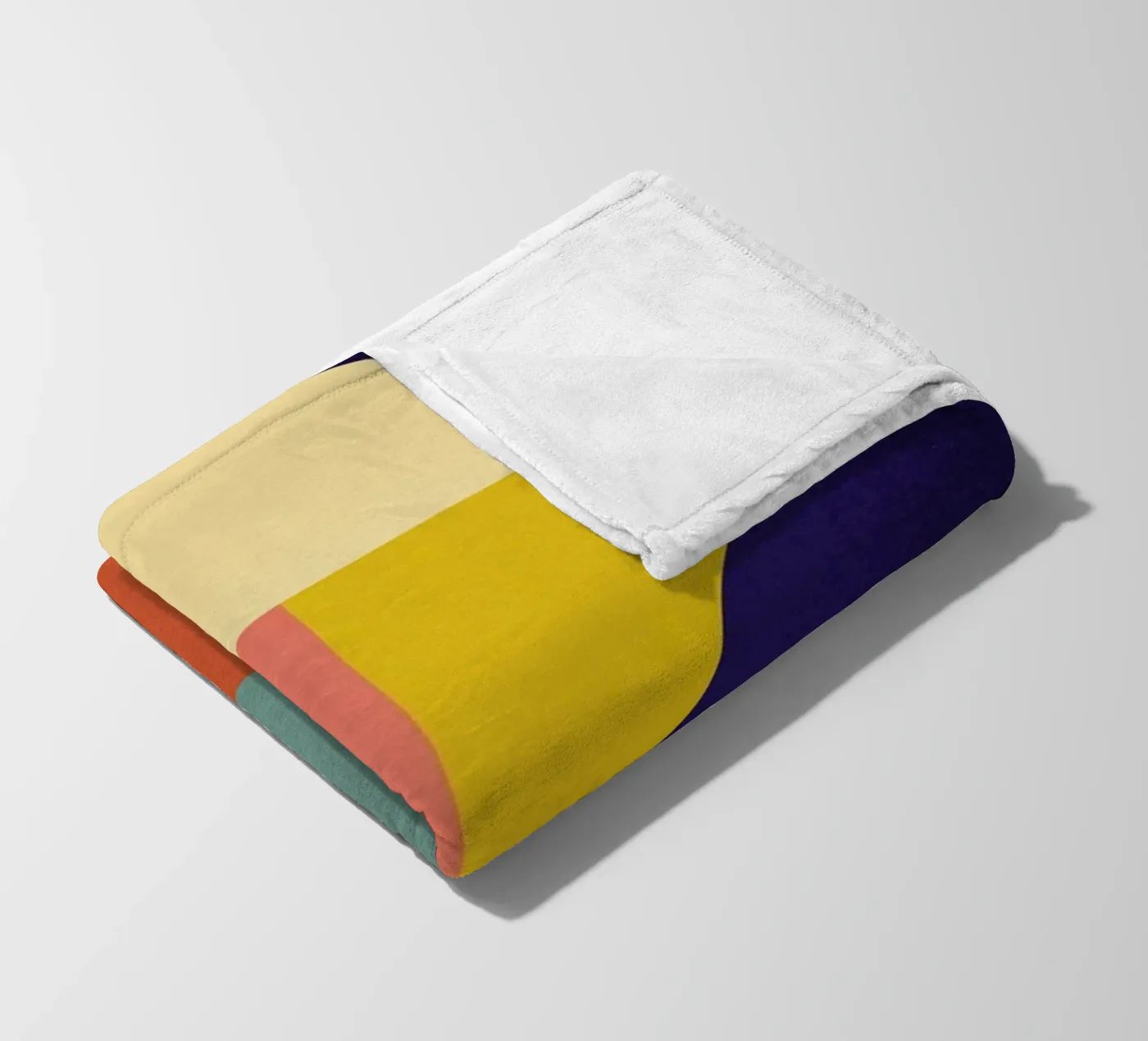 Divided fleece blanket by daylight design studio