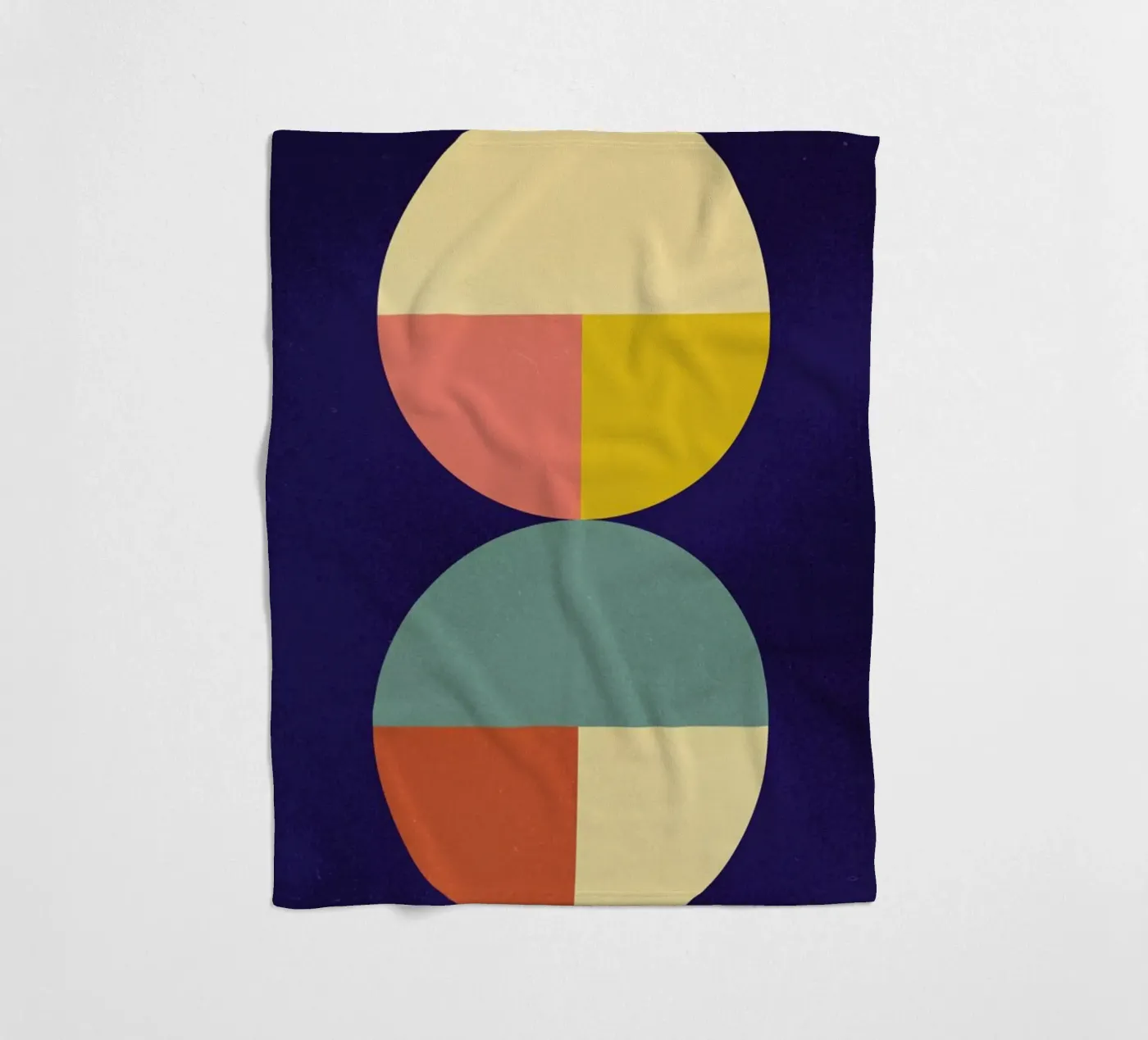 Divided fleece blanket by daylight design studio