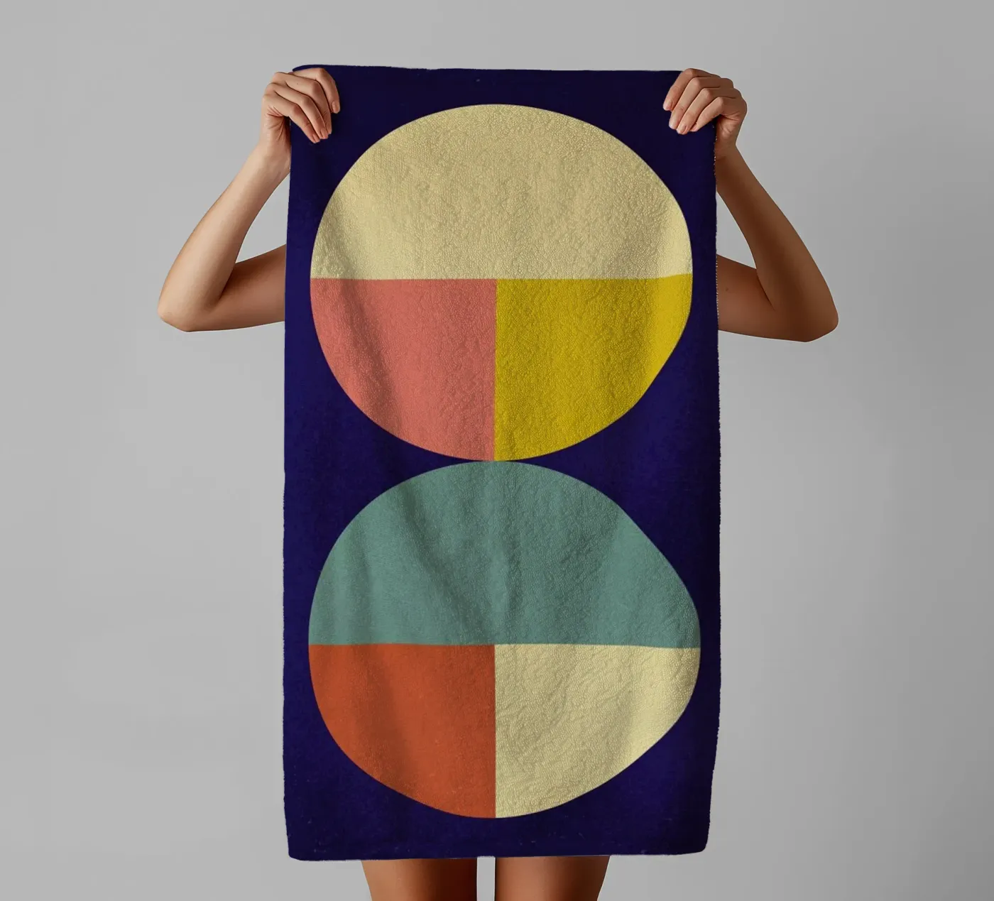 Divided badhanddoek van daylight design studio