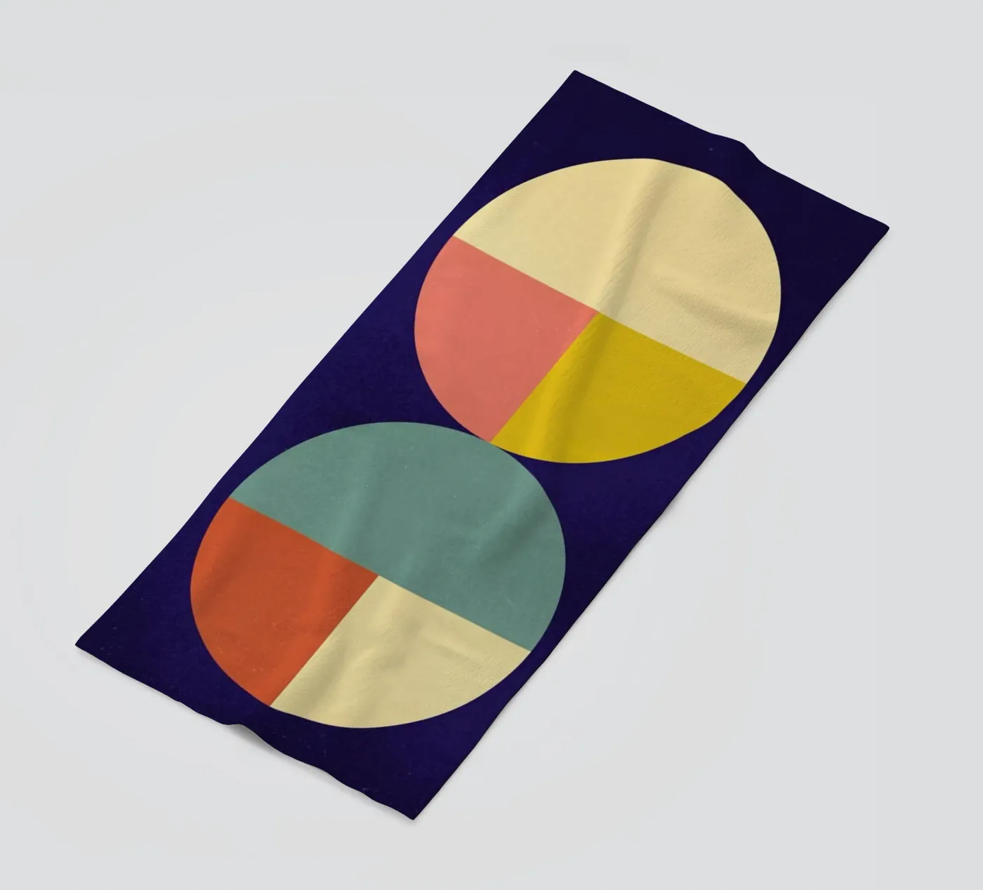 Divided beach towel by daylight design studio