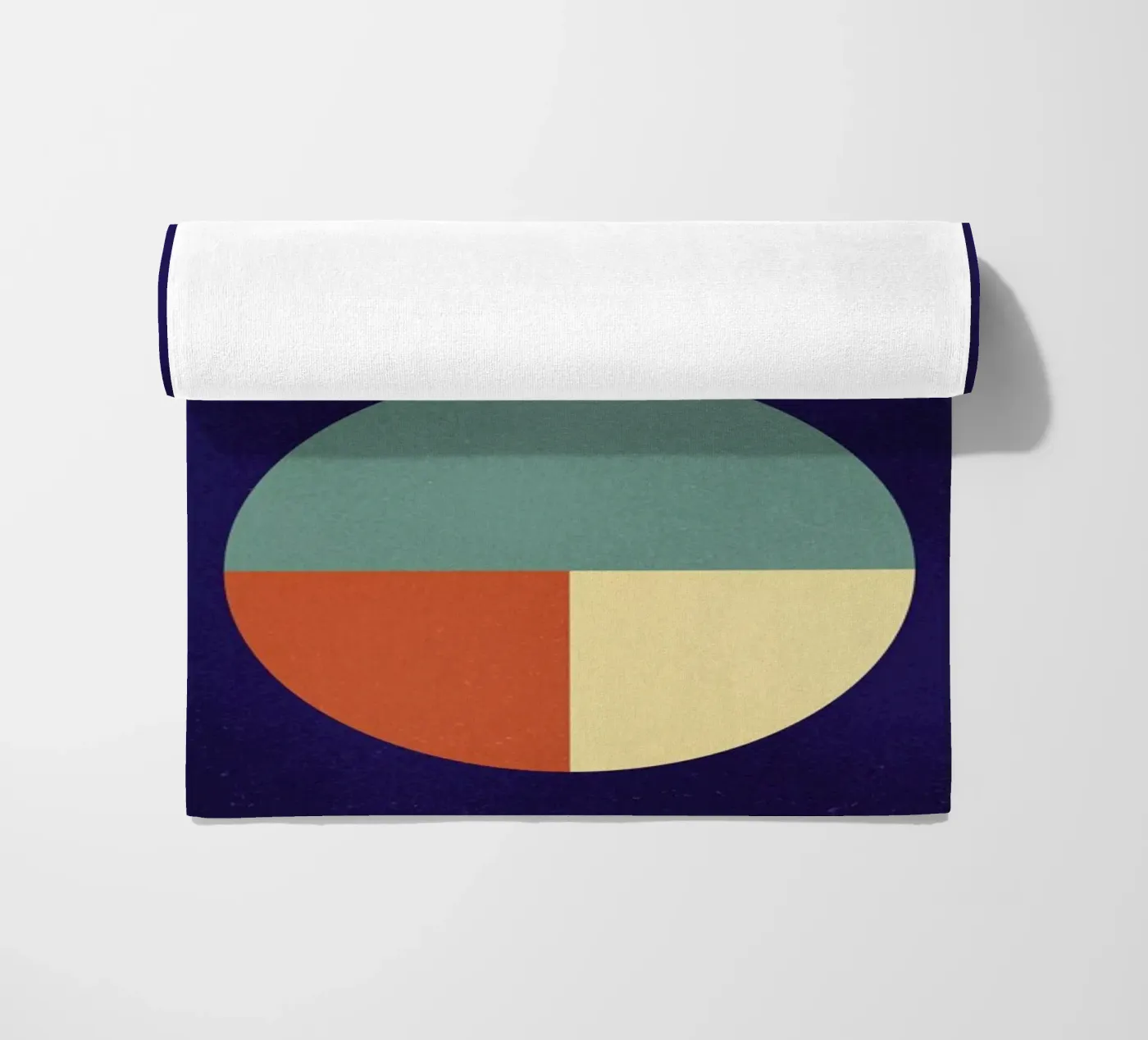 Divided beach towel by daylight design studio
