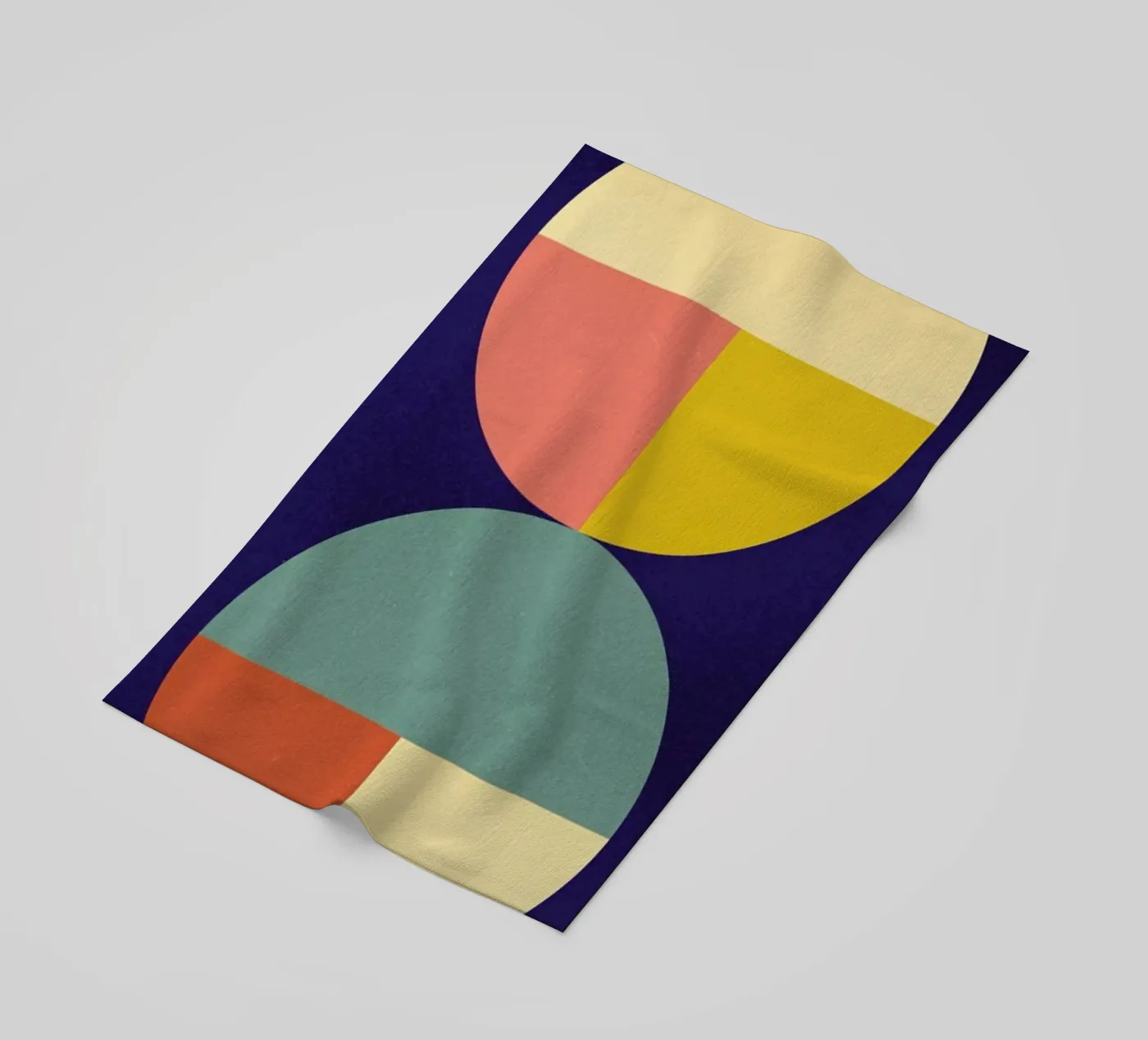 Divided beach towel by daylight design studio
