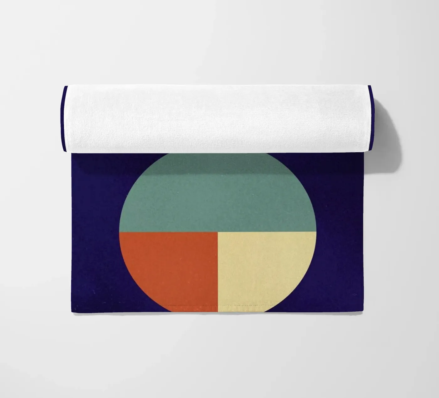 Divided beach towel by daylight design studio