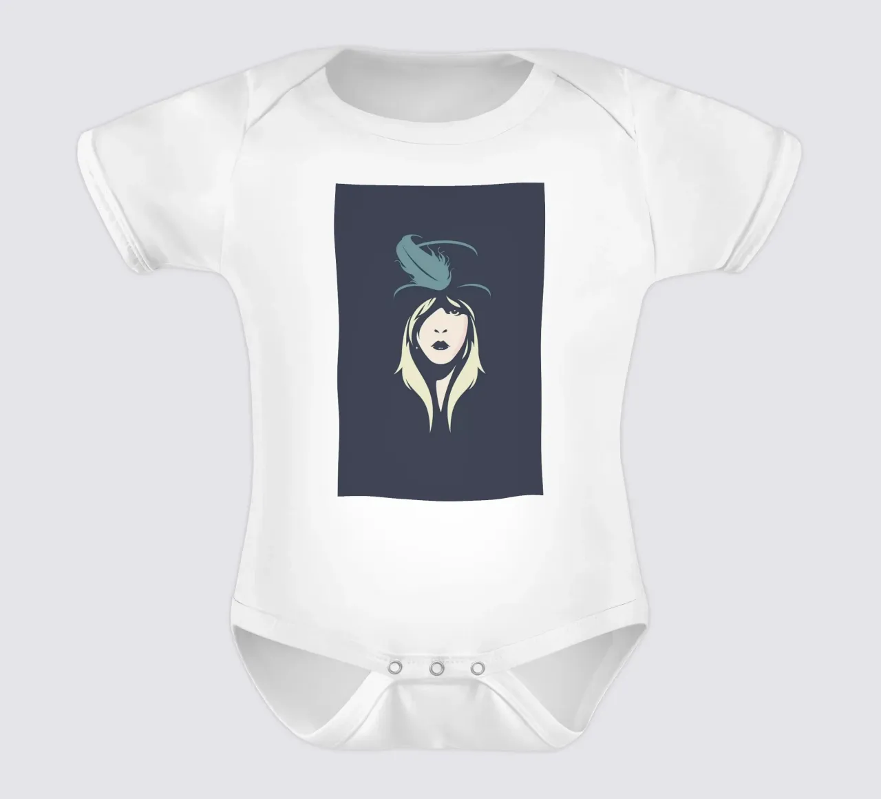 Stevie Nicks body neonato maniche corte da Bruno Morphet