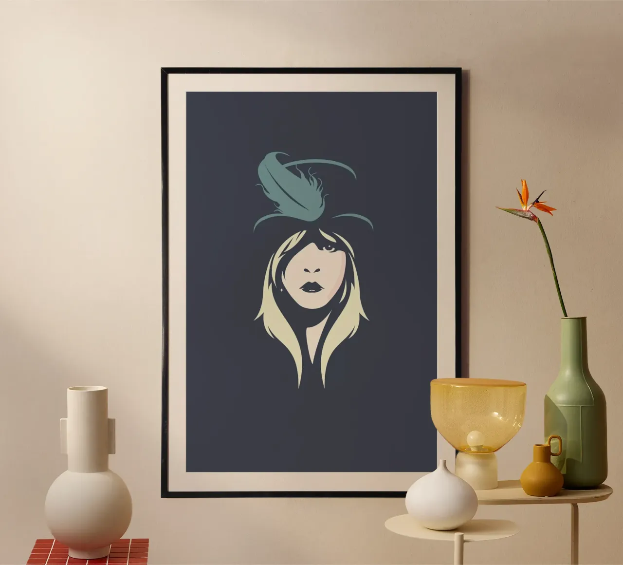 Stevie Nicks carta hahnemühle da Bruno Morphet