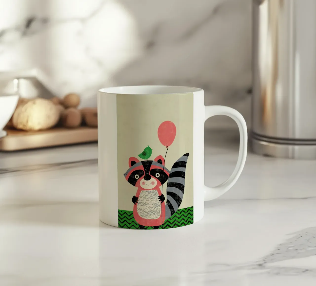 Raccoon 2 tazza in ceramica da Rocket68