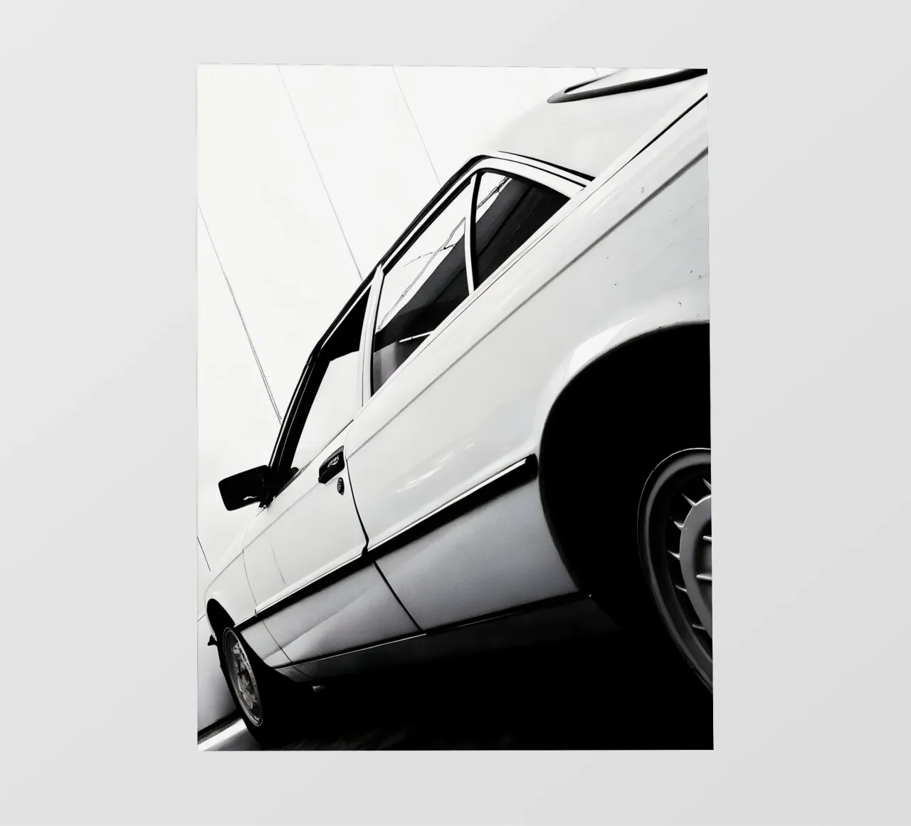 Auto d'epoca monocromatica pellicola backlit da CAR EDITION