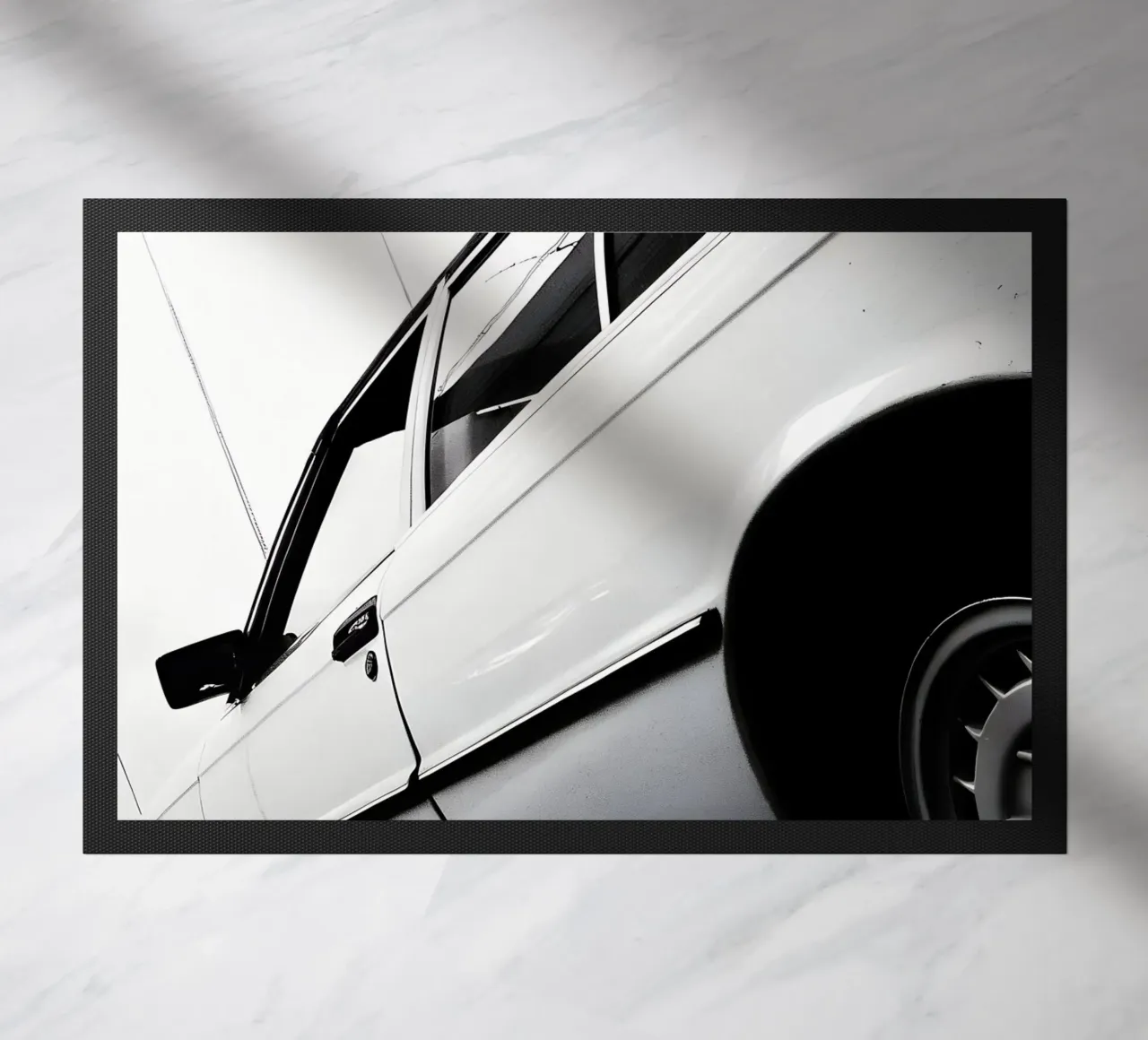 Auto d'epoca monocromatica zerbino da CAR EDITION