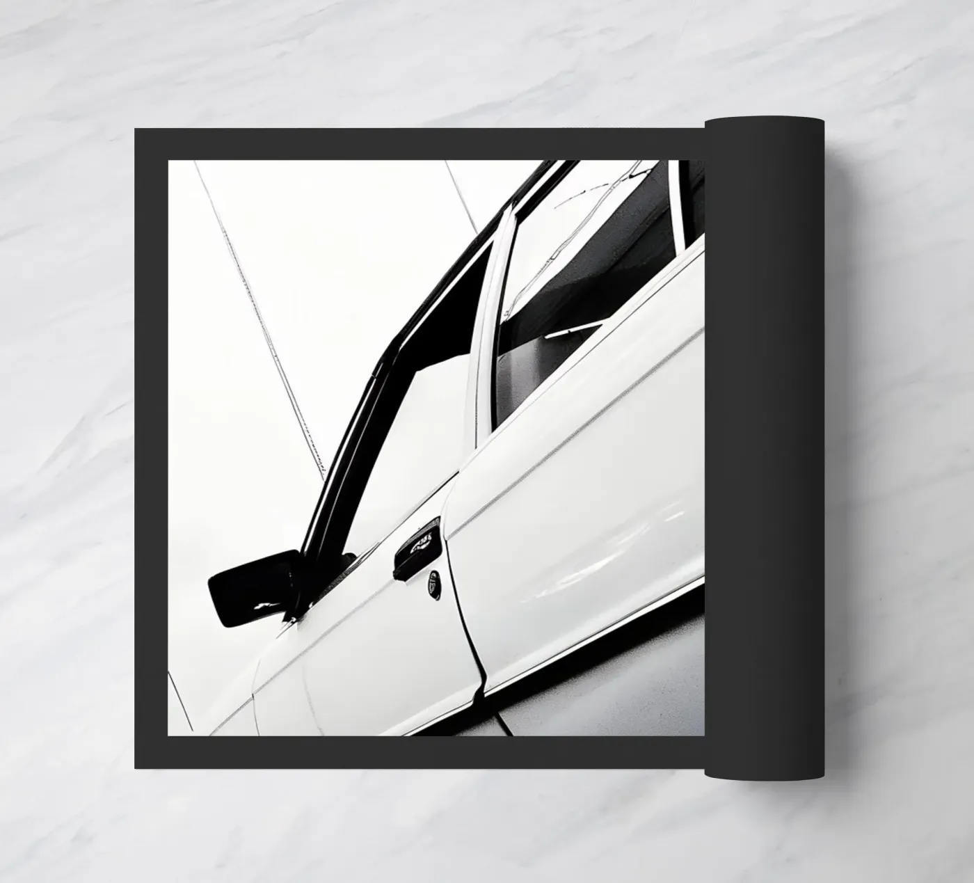 Monochrome Classic Car Fußmatte von CAR EDITION