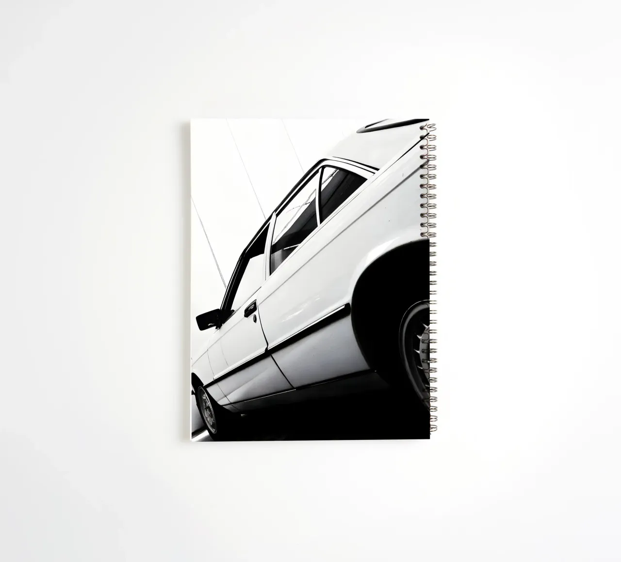 Monochrome Classic Car spiral notebook by CAR EDITION
