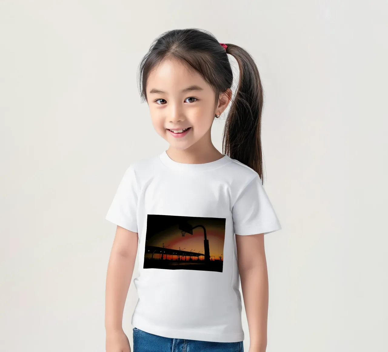 Sunset kinder t-shirt van Philipp Reinhard