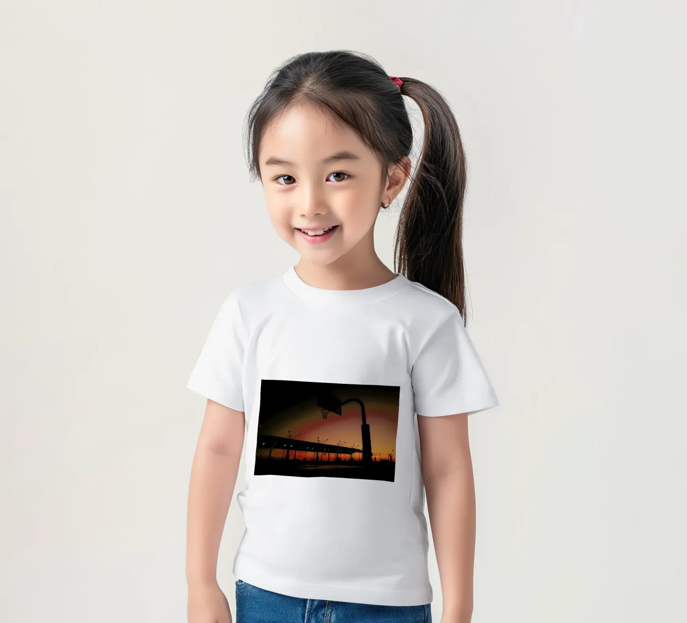 Sunset kinder t-shirt van Philipp Reinhard