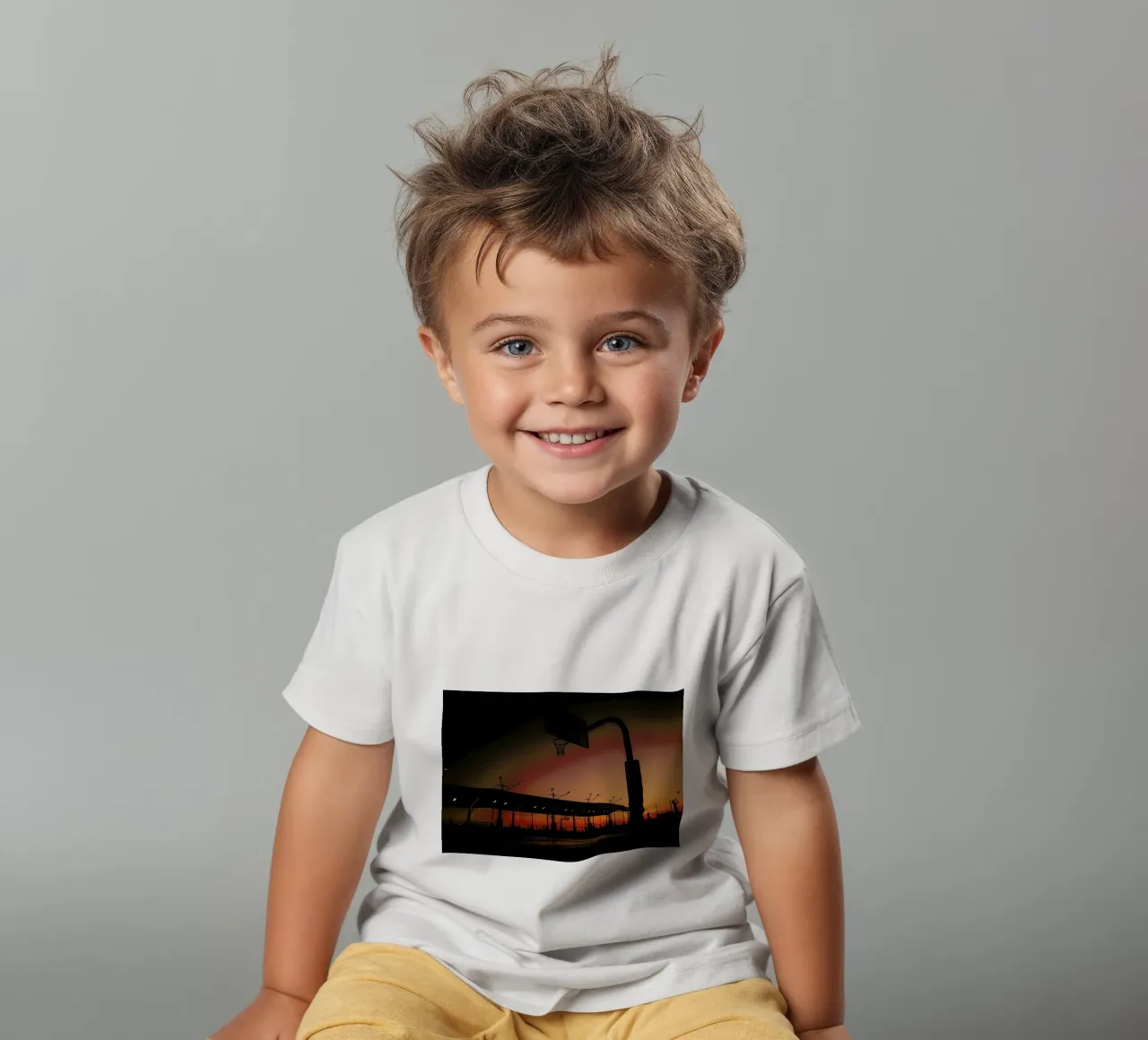 Sunset kinder t-shirt van Philipp Reinhard