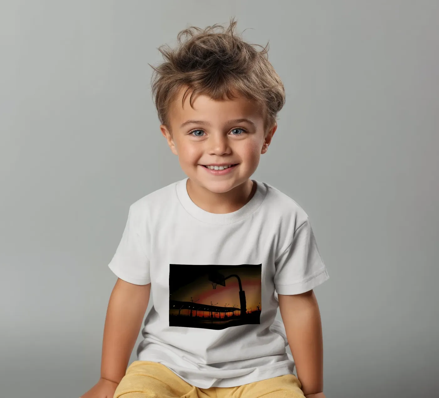 Sunset kinder t-shirt van Philipp Reinhard