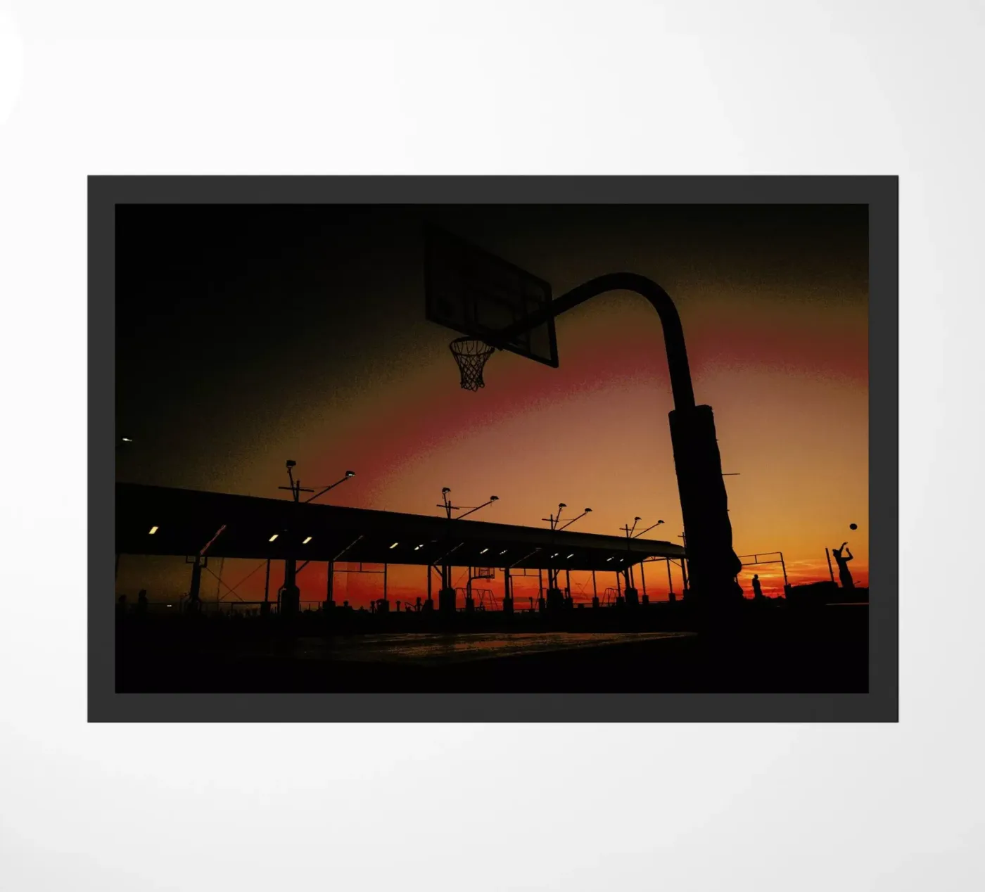 Sunset doormat by Philipp Reinhard
