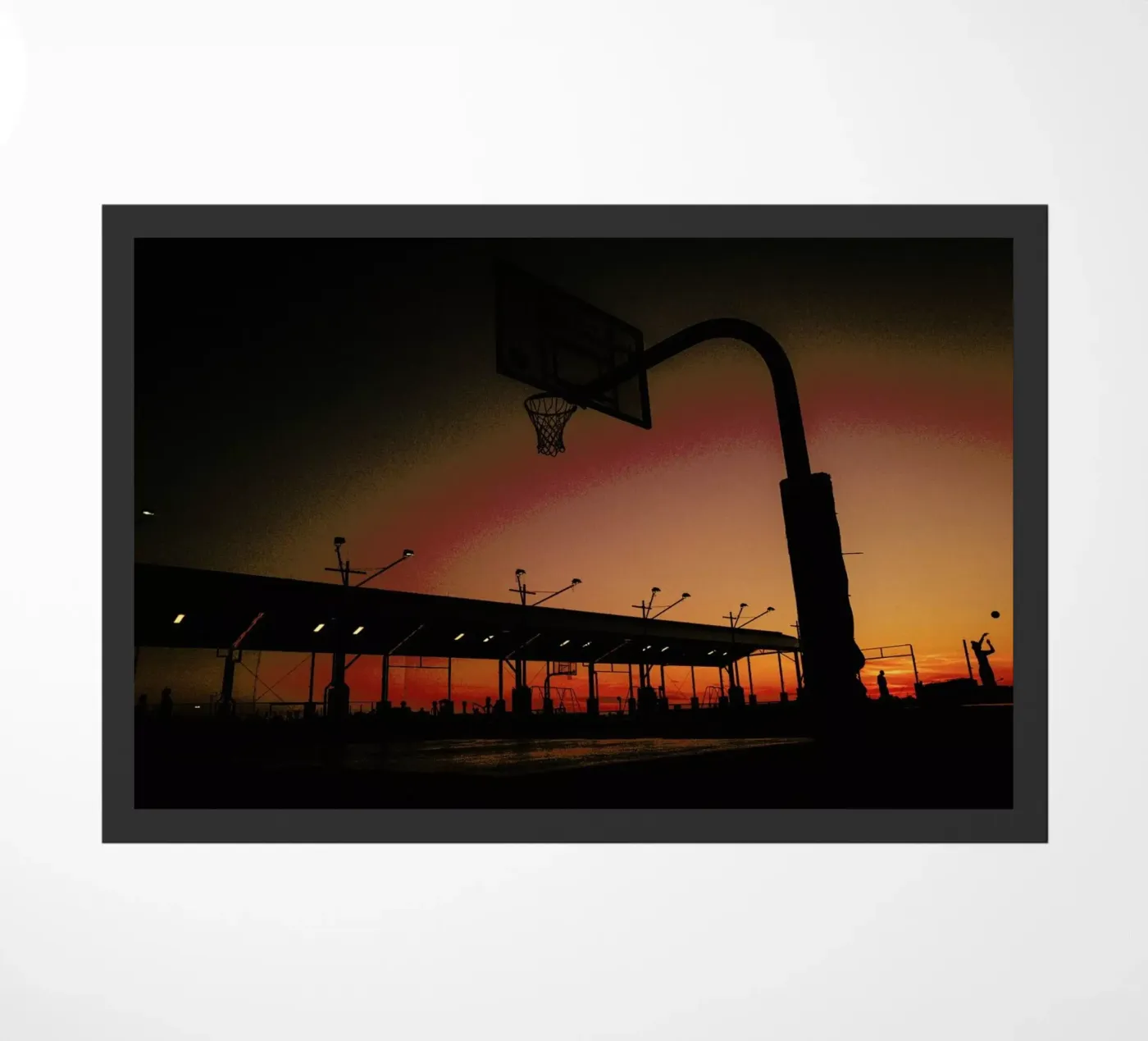 Sunset Fußmatte von Philipp Reinhard