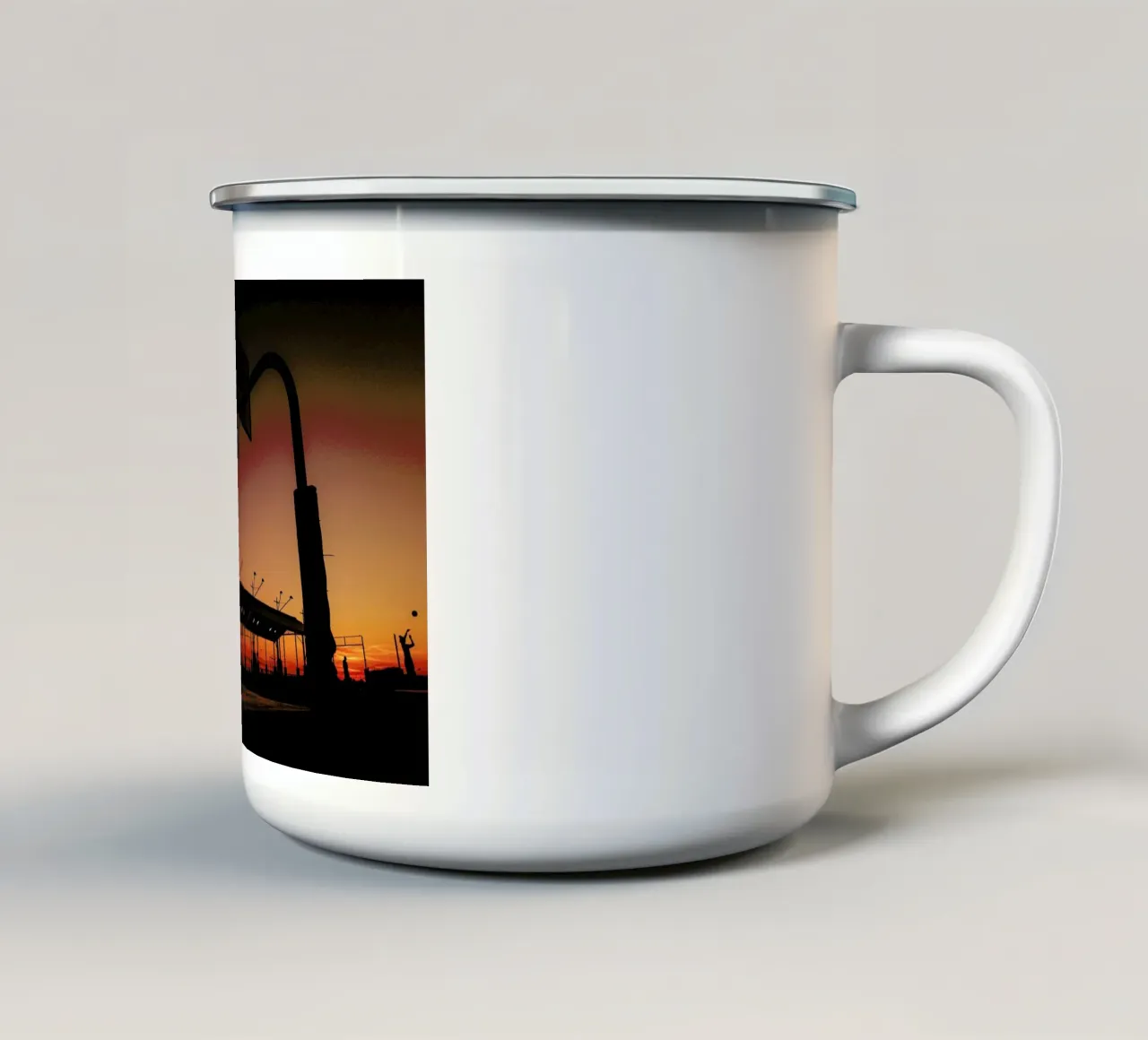 Sunset tazza in smalto da Philipp Reinhard