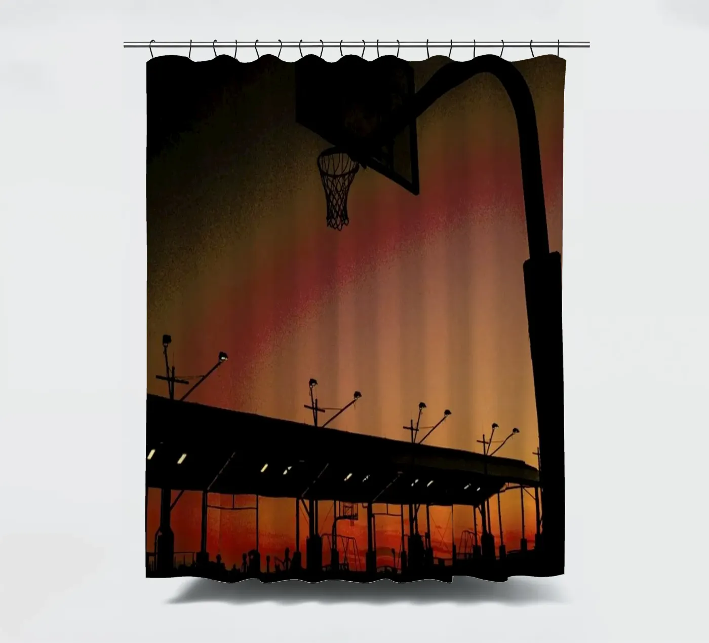 Sunset Duschvorhang von Philipp Reinhard