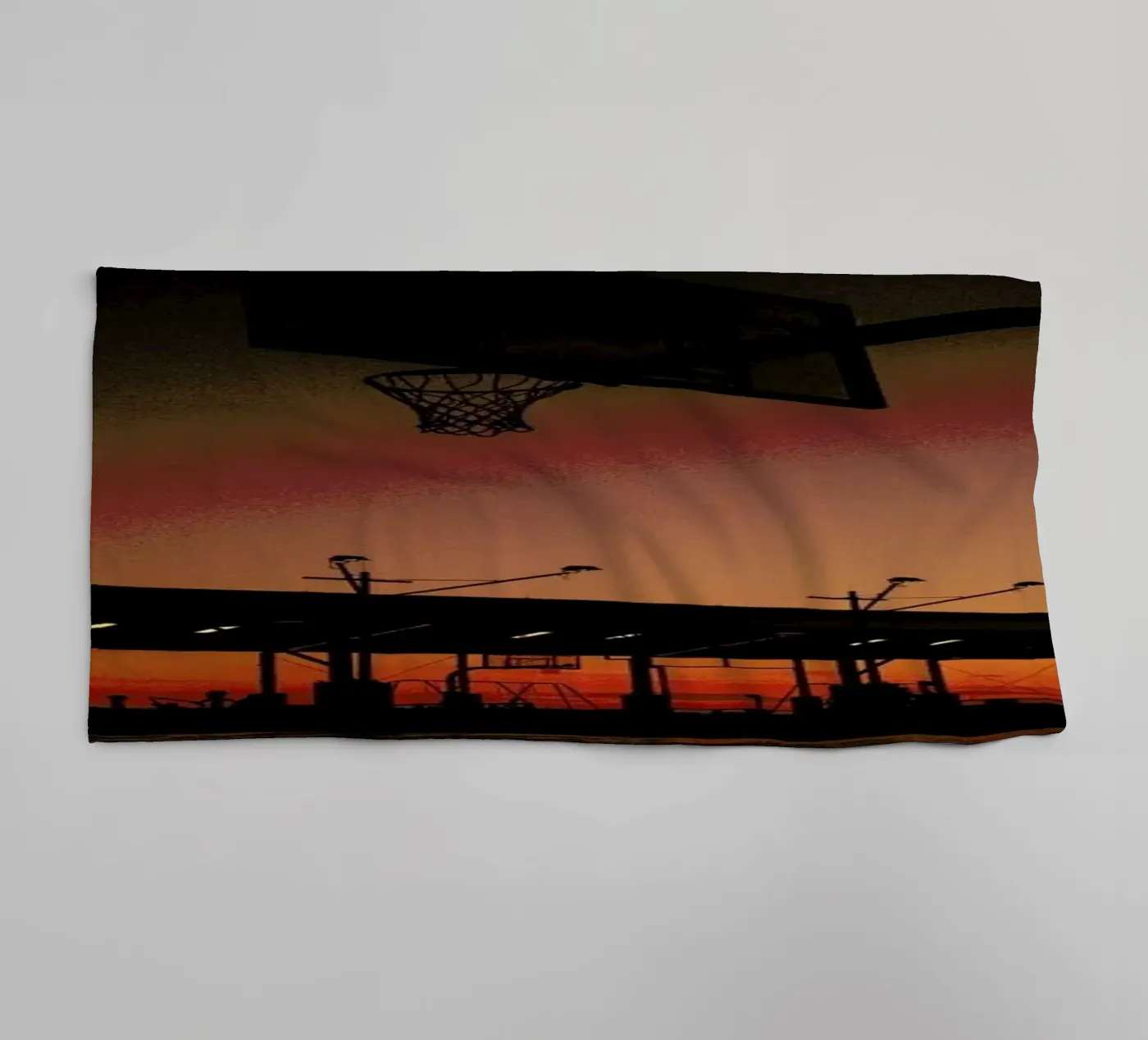 Sunset badhanddoek van Philipp Reinhard